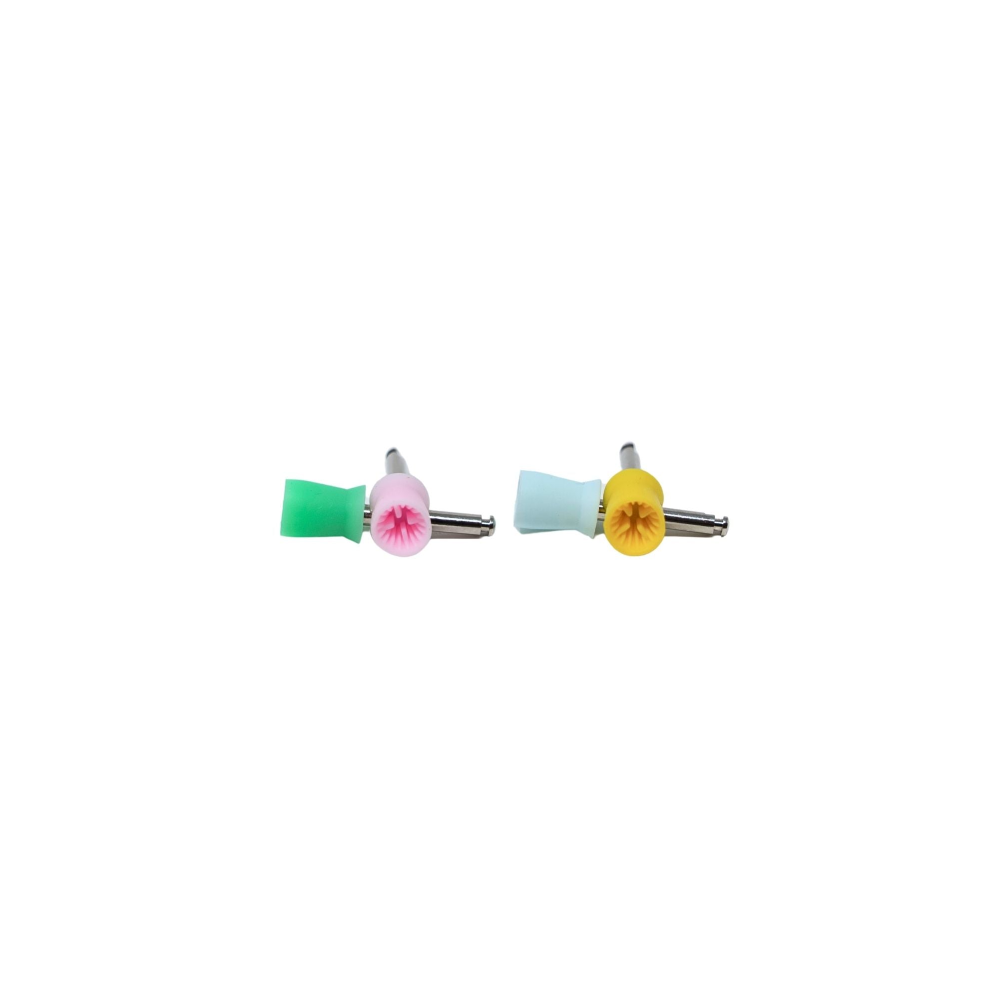 Latch prophy cups in plain style soft cup for dental polishing