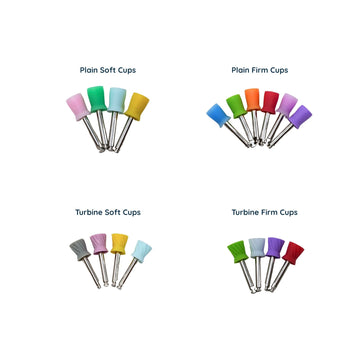 Prophy Cups Latch Style - 4 Styles - 144/pk