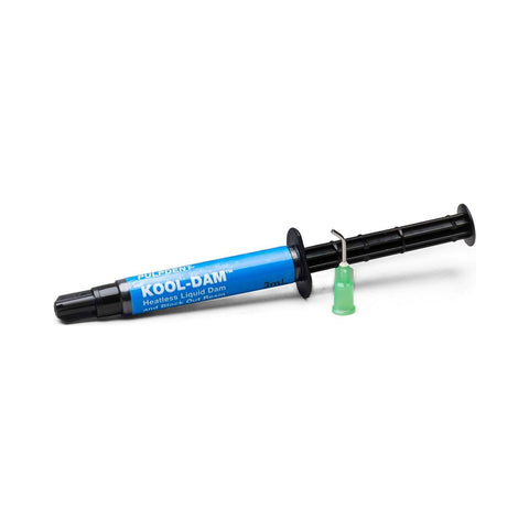 Pulpdent Kool-Dam Light-Cured Gingival Barrier โ 2 ร 3 mL Syringes + 20 Tips
