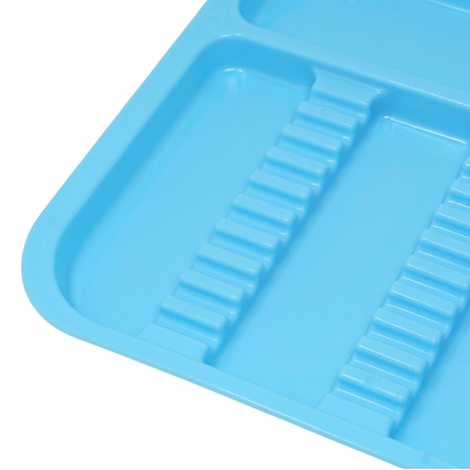 Set Up Tray Size B Divided Autoclavable Durable Dental Instrument Organizer close up view