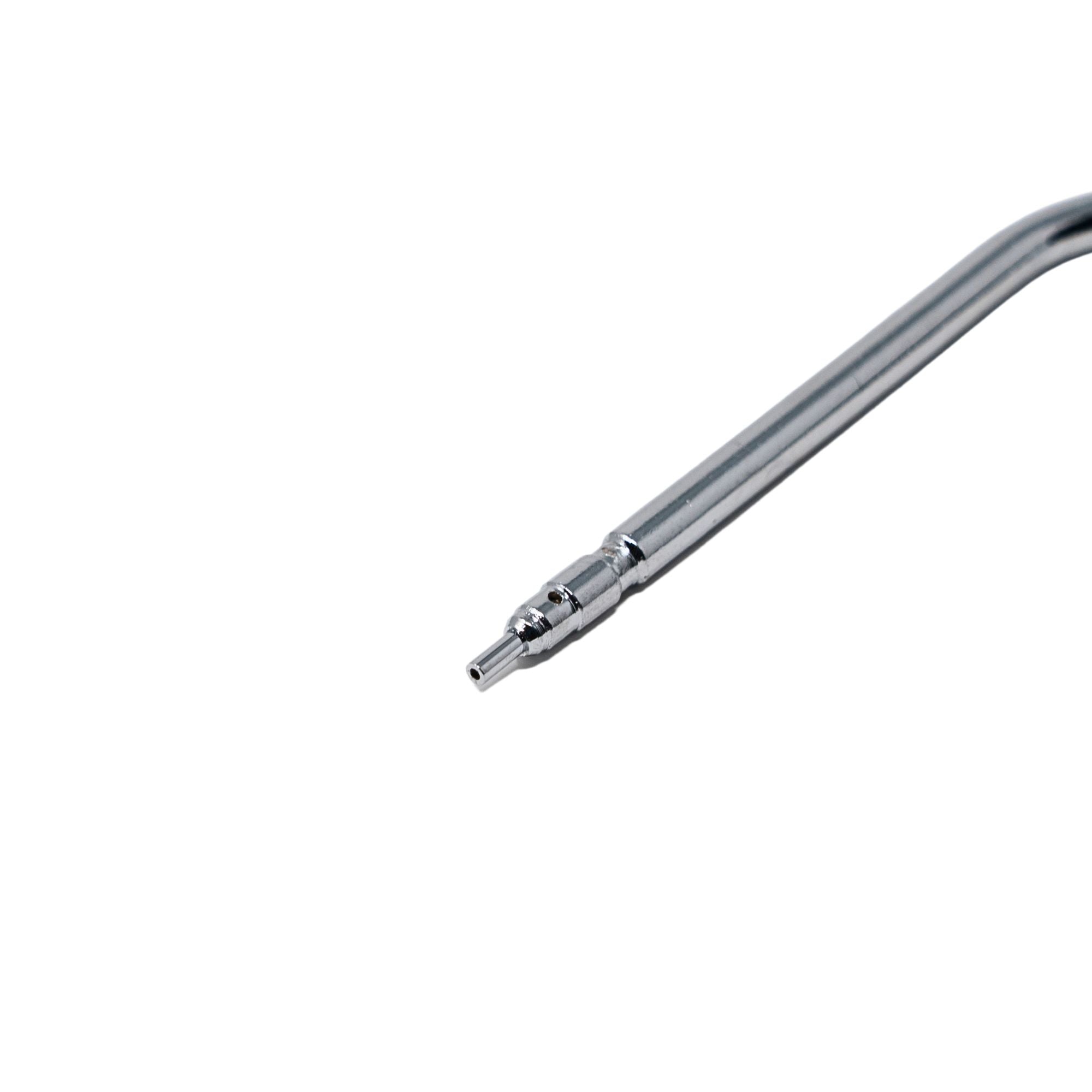 Close-up connector end stainless steel air water syringe tip