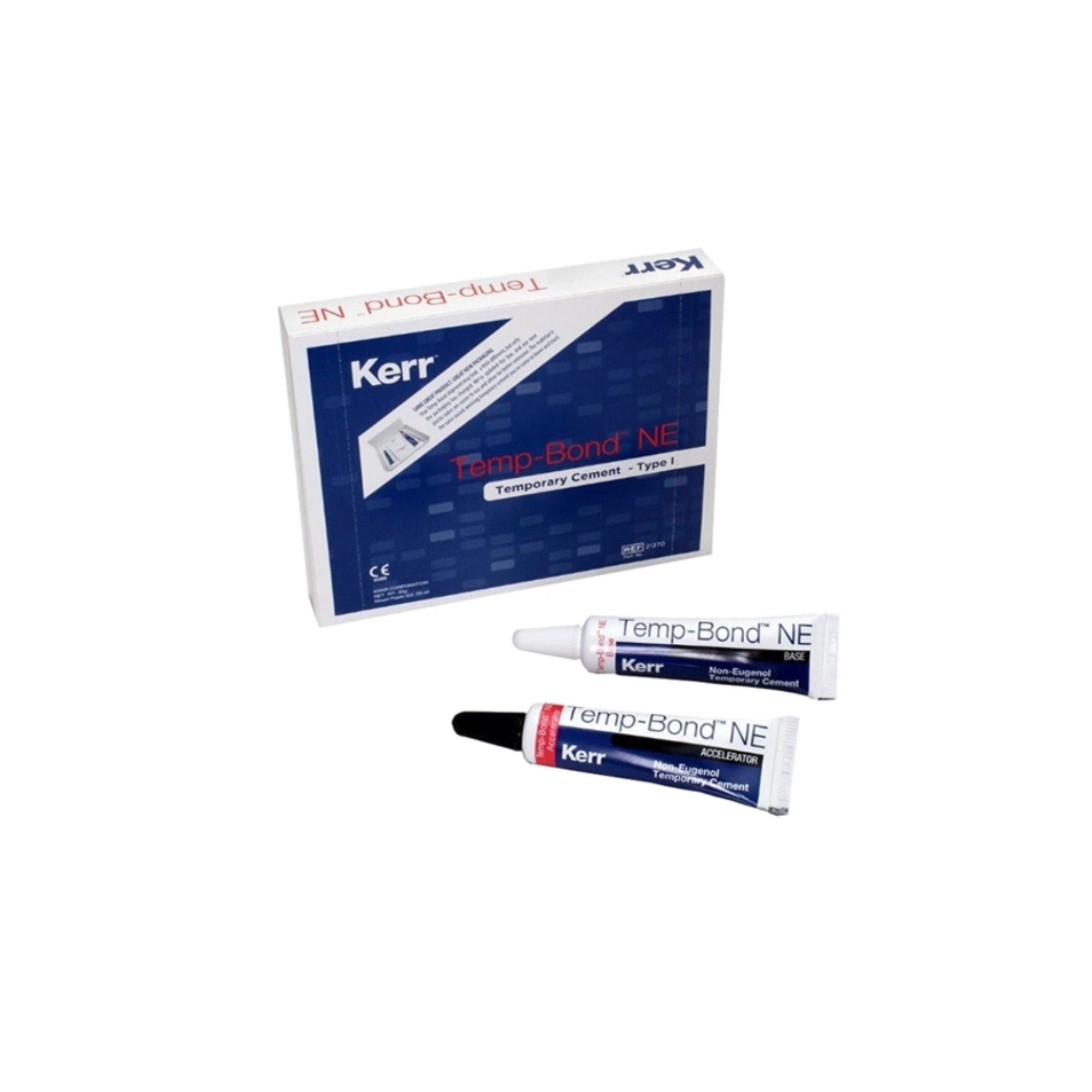 kerr temp bond ne base and accelerator tubes dental cement