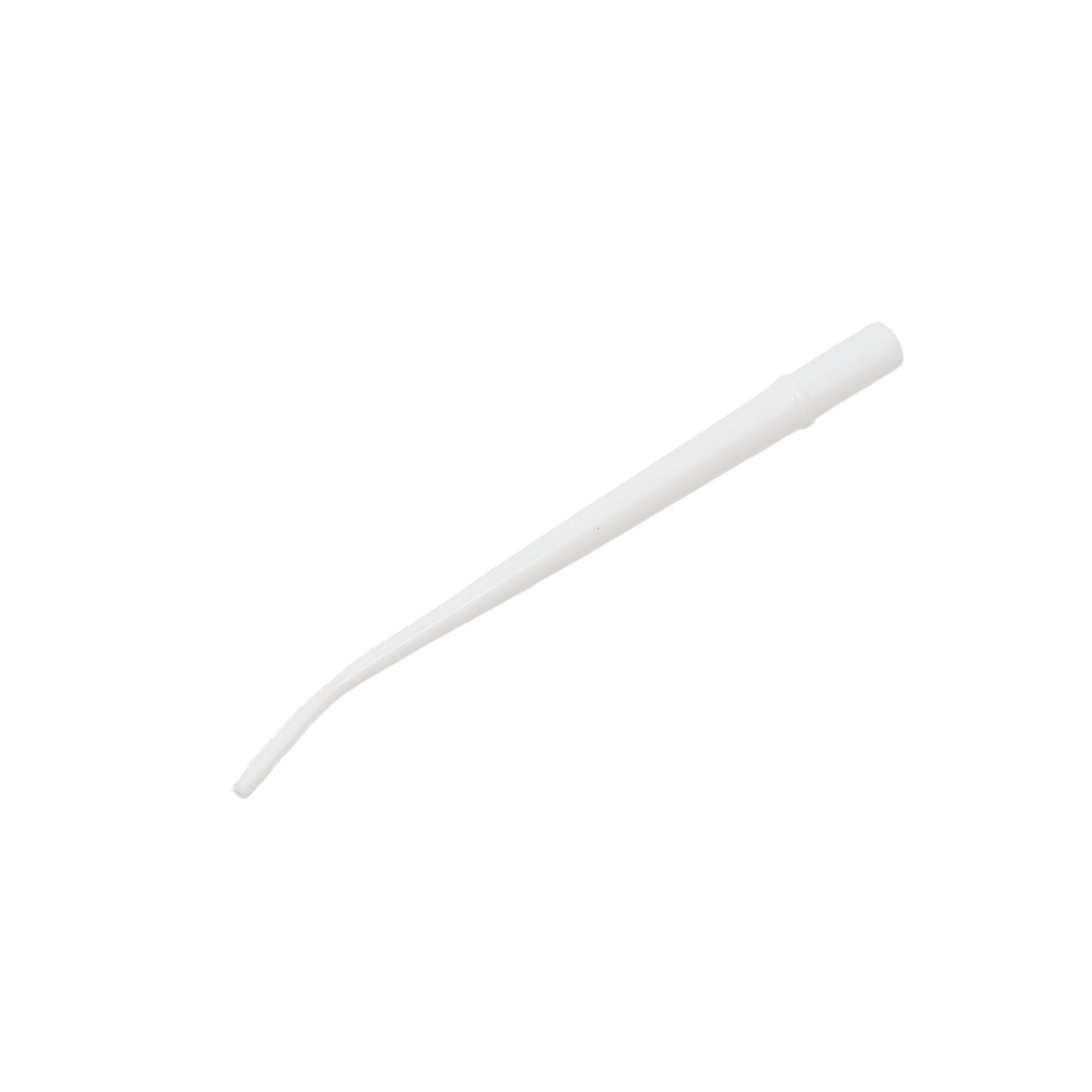 White surgical aspirator tip for dental use
