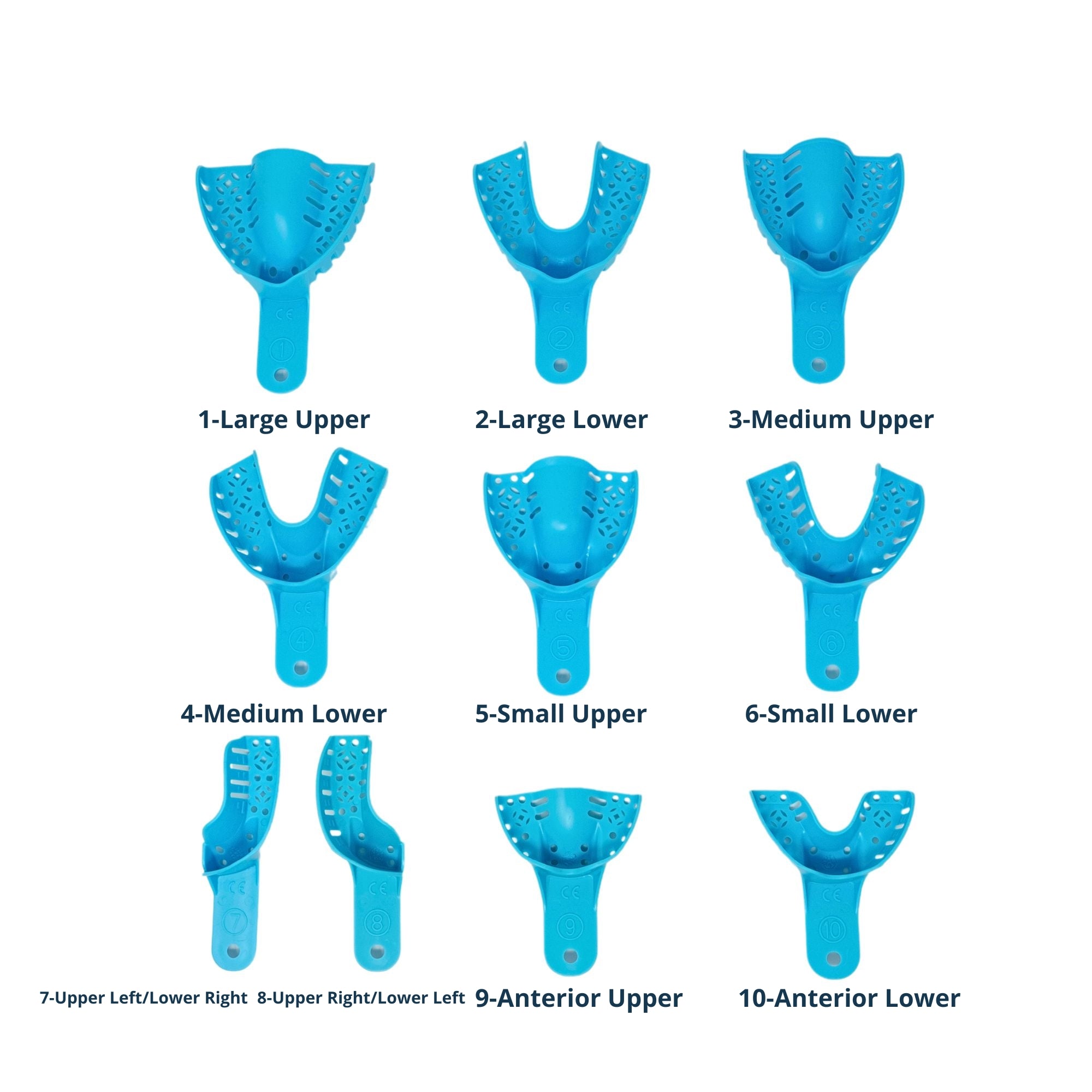 Plastic Impression Tray - 12/pk: Trusted by Dental Professionals in Toronto & Ontario