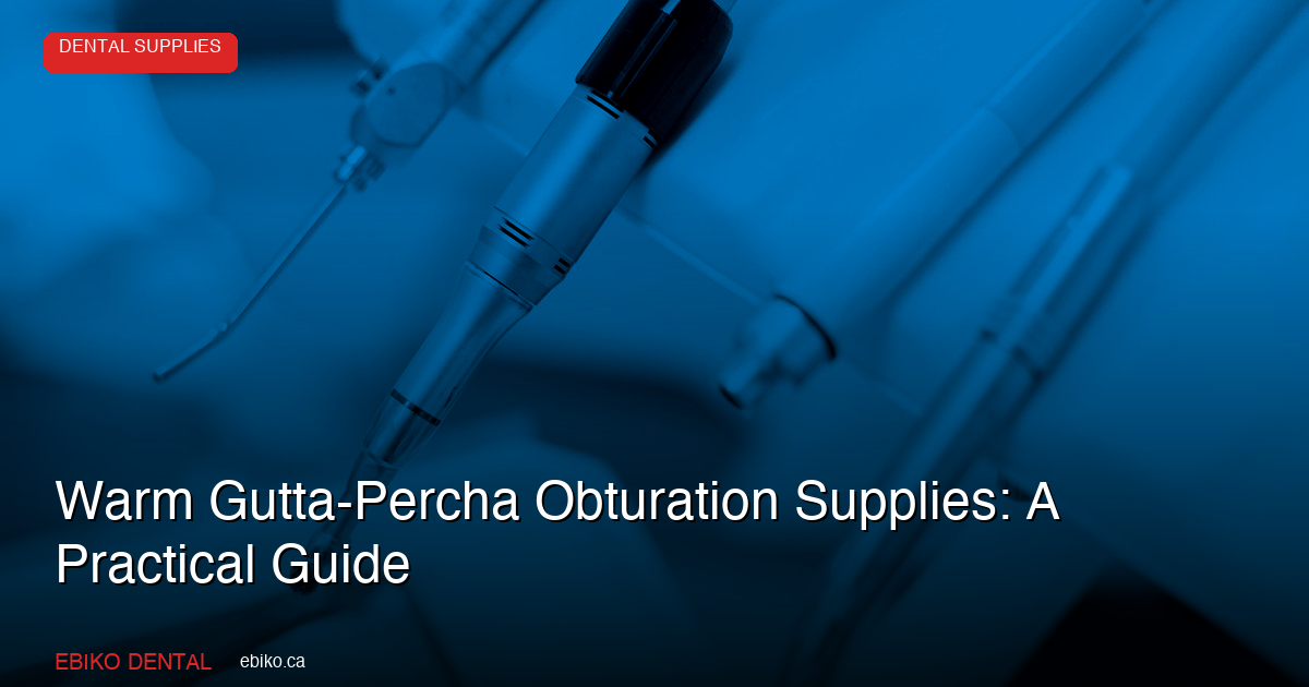 Warm Gutta-Percha Obturation Supplies: A Practical Guide - EBIKO Dental Blog