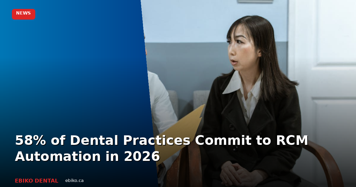 58% of Dental Practices Commit to RCM Automation in 2026: What the Zentist Report Means for Your Practice - EBIKO Dental Blog