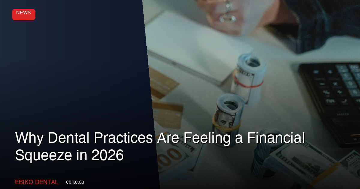 Why Dental Practices Are Feeling a Financial Squeeze in 2026 - EBIKO Dental Blog