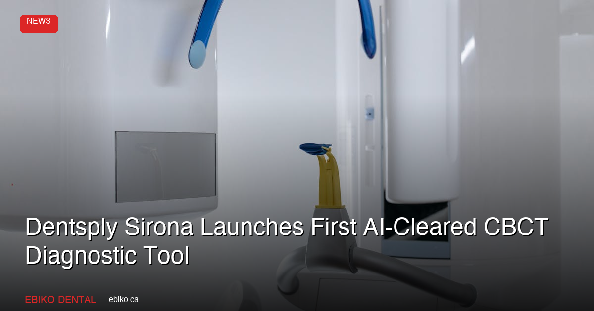 Dentsply Sirona Launches First FDA-Cleared AI Diagnostic Aid for CBCT Scans - EBIKO Dental Blog