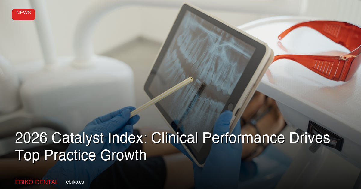 2026 Catalyst Index: Clinical Performance Is the Primary Driver of Dental Practice Growth - EBIKO Dental Blog
