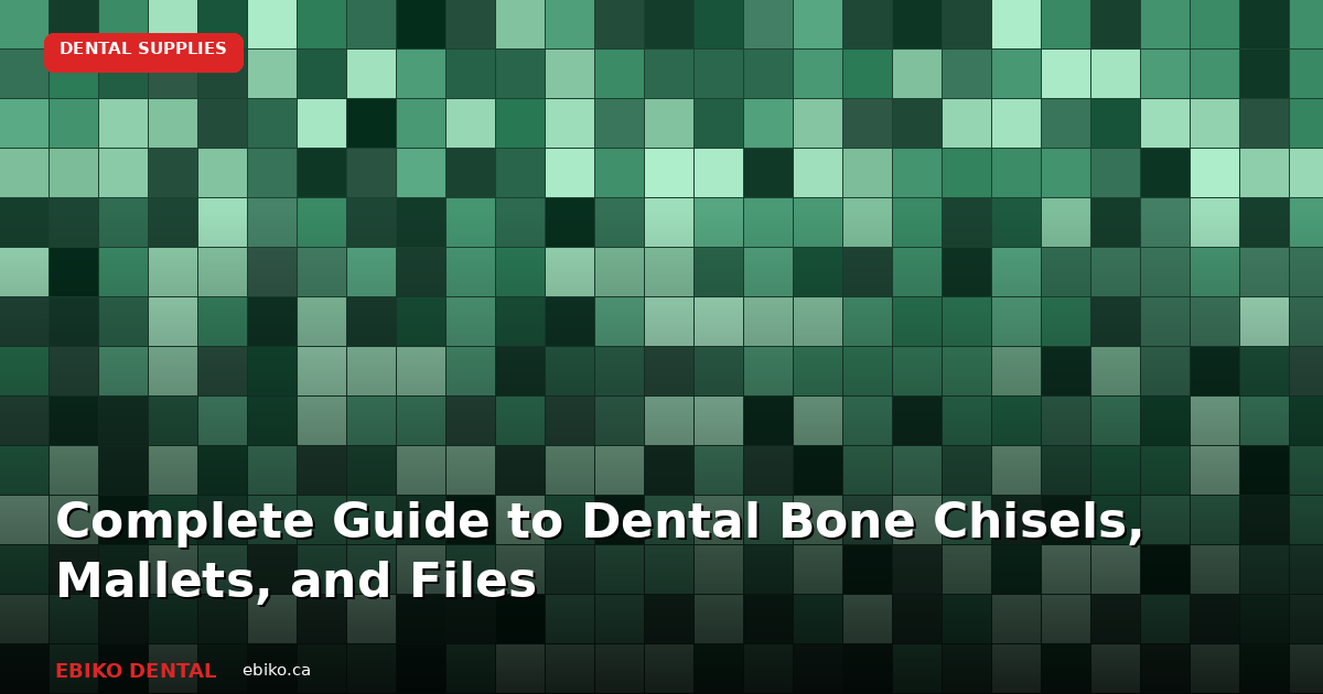 Complete Guide to Dental Bone Instruments: Chisels, Mallets, and Files for Oral Surgery - EBIKO Dental Blog