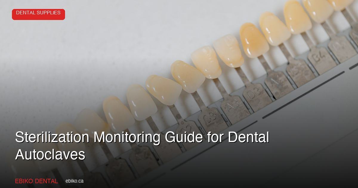 Complete Guide to Sterilization Monitoring for Dental Autoclaves: Biological Indicators, Chemical Strips, and RCDSO Compliance - EBIKO Dental Blog