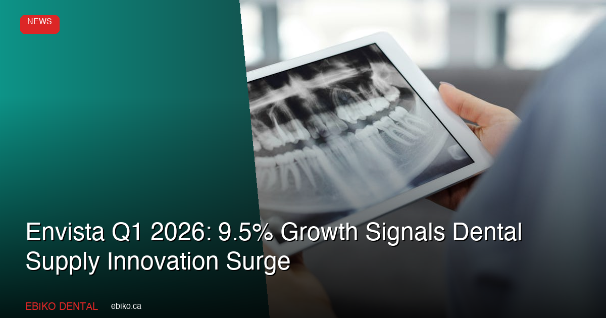 Envista Q1 2026 dental industry growth and innovation - EBIKO Dental News