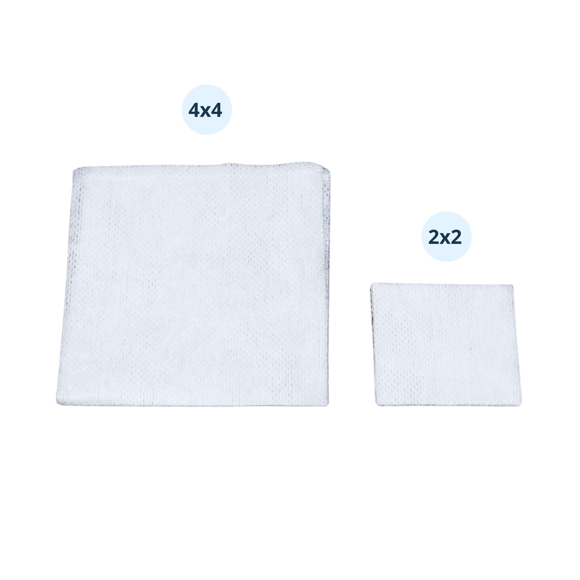 Gauze 2x2 inches non woven 4 ply for dental and medical use