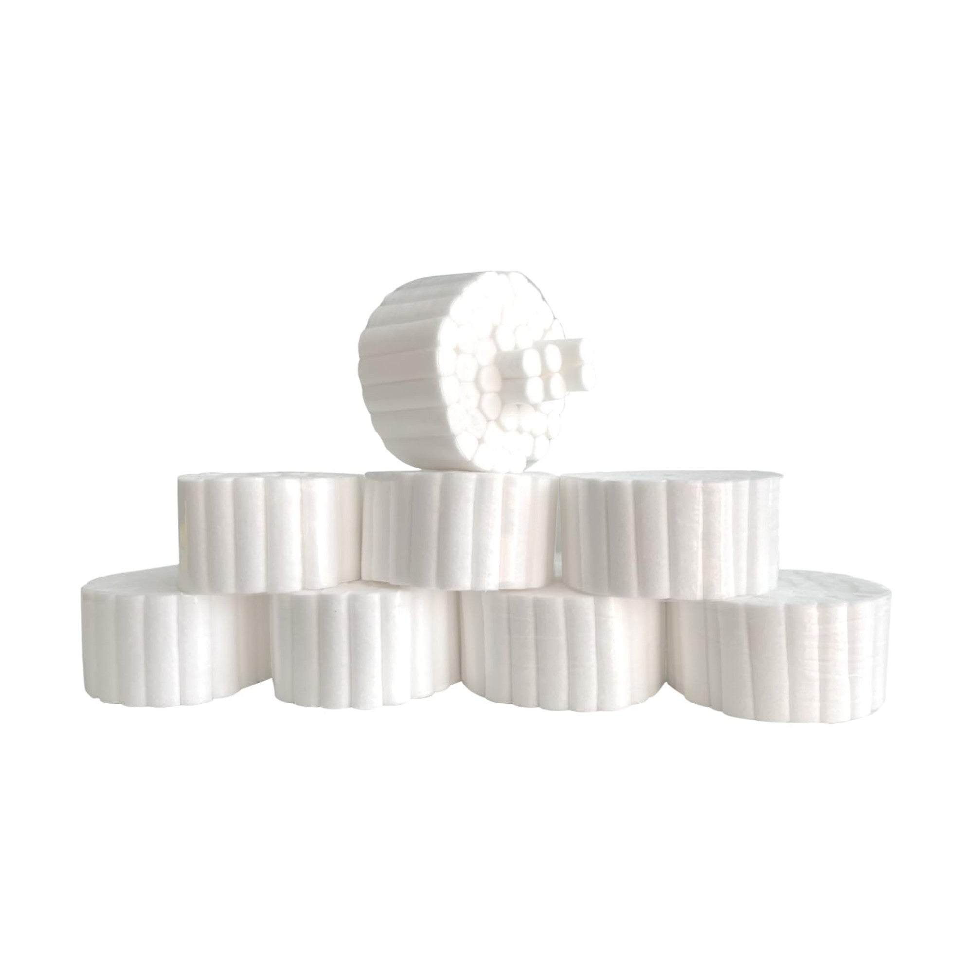 white cotton rolls for medical use