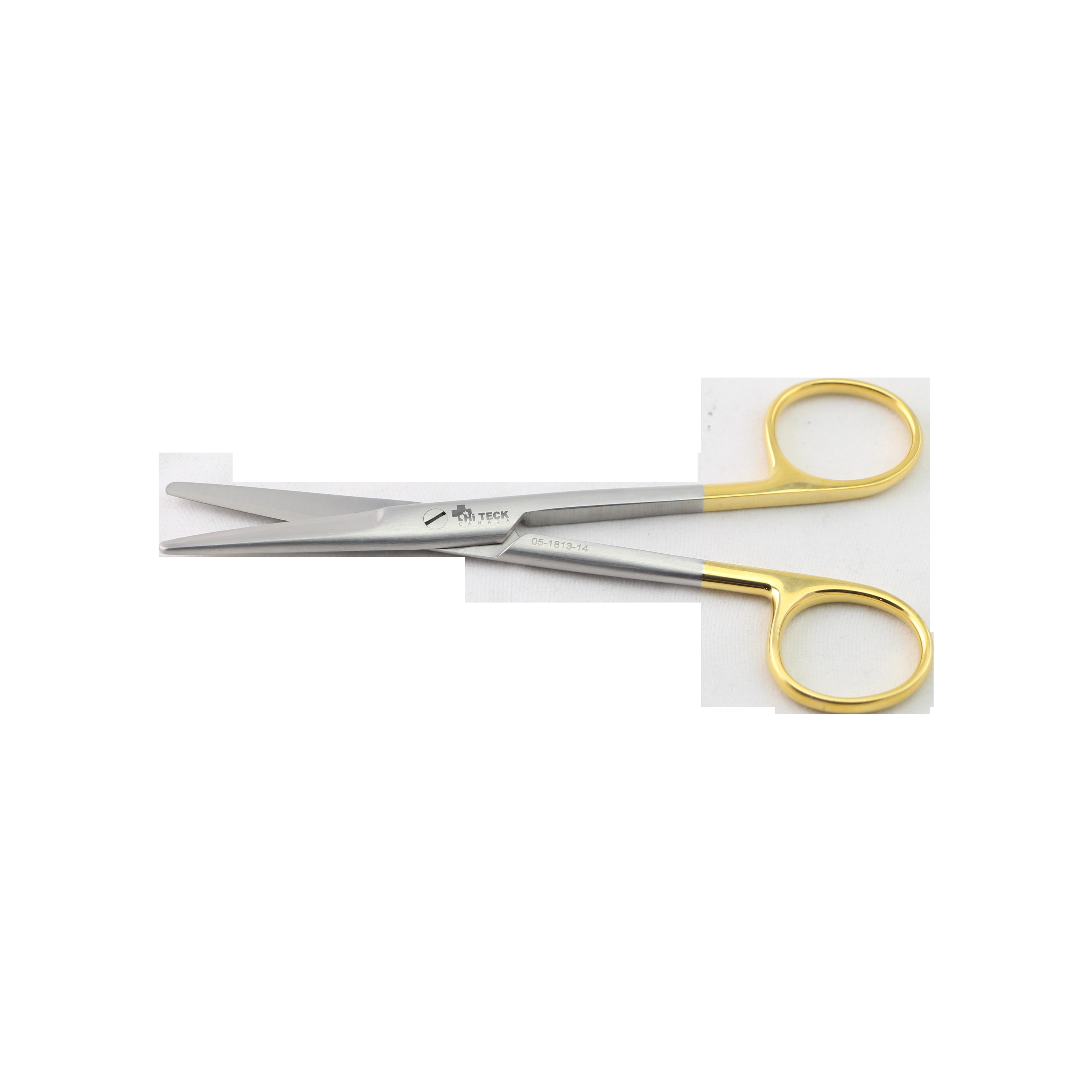 HiTeck Mayo Scissor, Straight, Beveled Blades, Tungsten Carbide, 14.5CM - HiTeck Medical Instruments