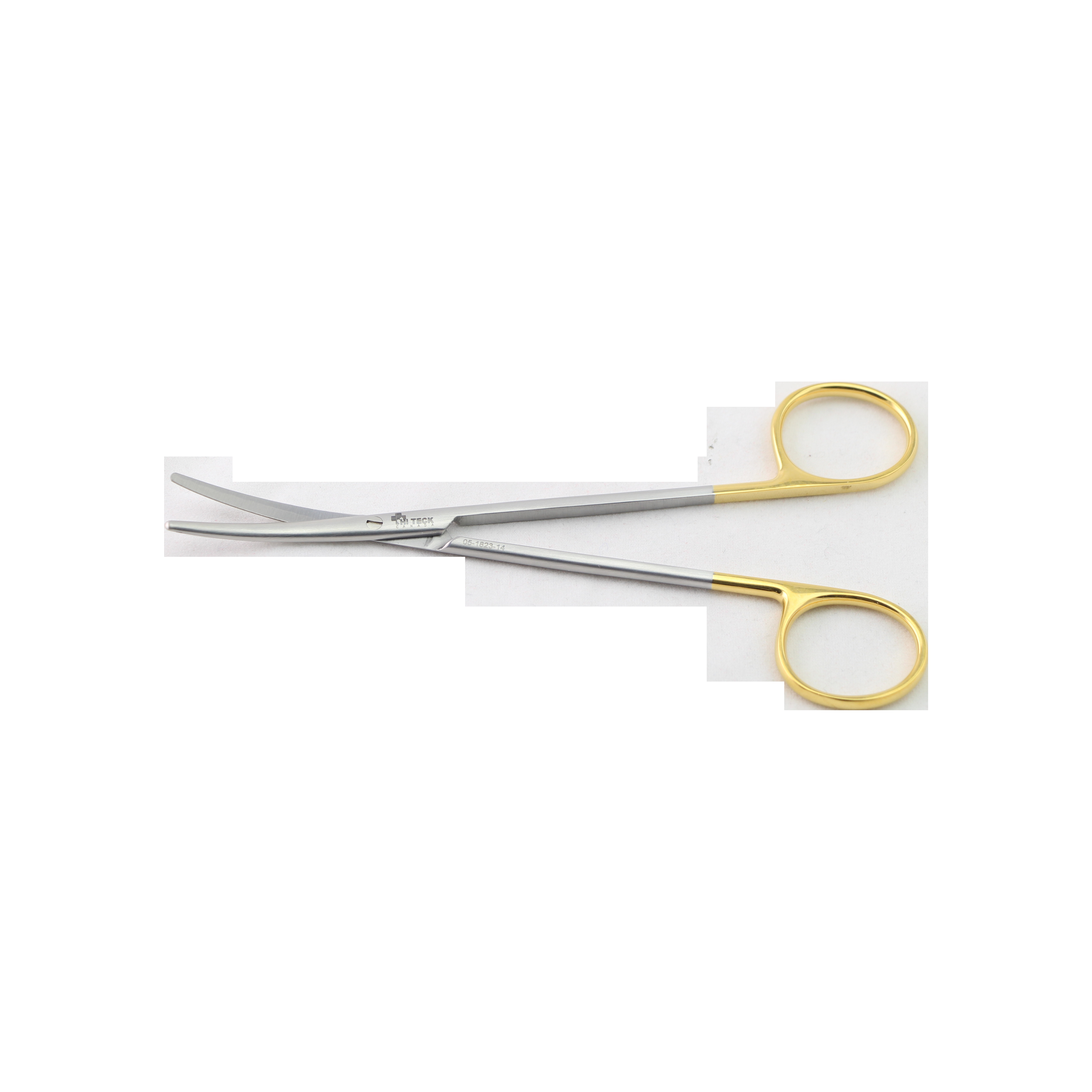 HiTeck Metzenbaum Fine (Delicate) Scissor, Curved, Blunt, Tungsten Carbide, 14.5CM - HiTeck Medical Instruments