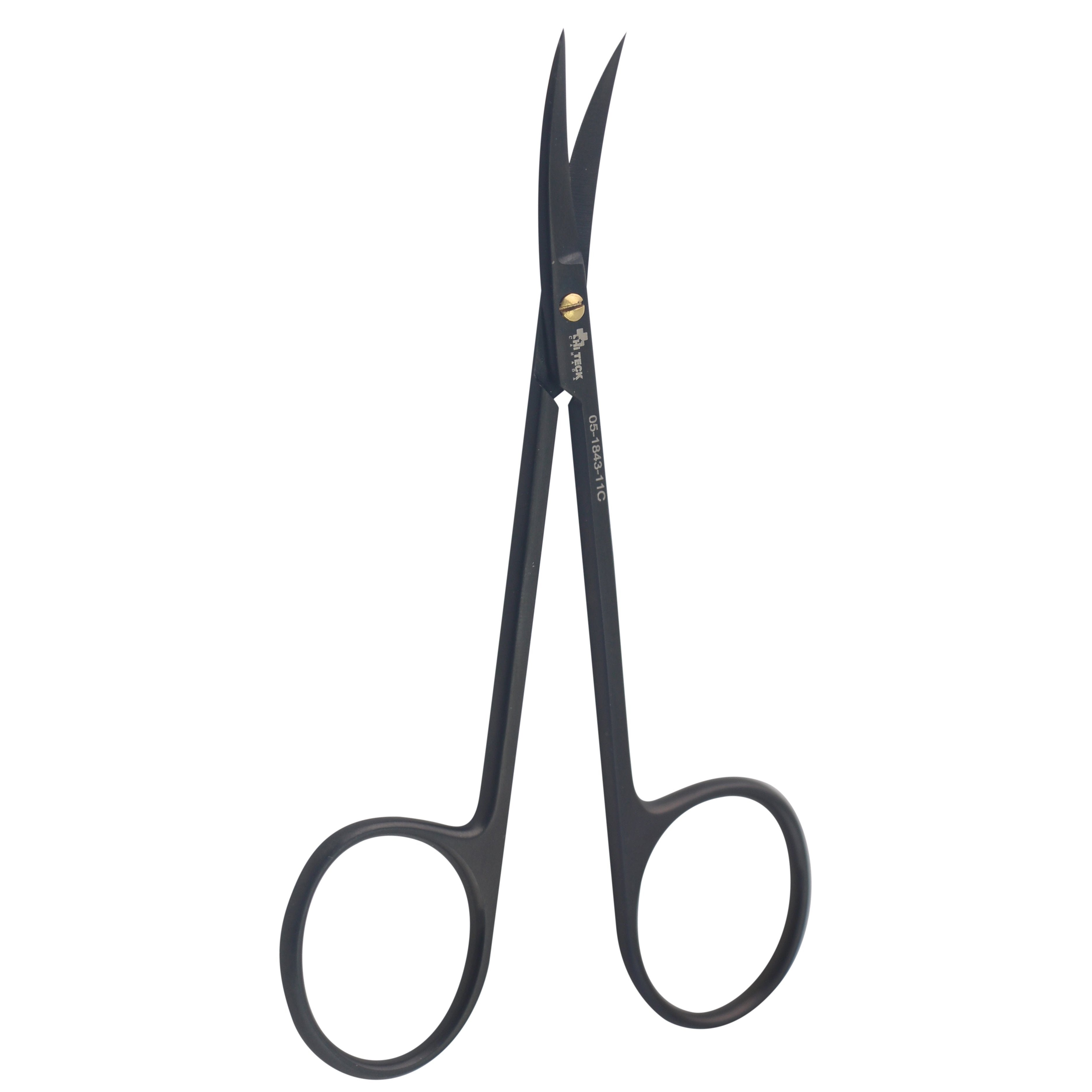 Iris Siyah Scissor, Curved, 11.5CM - HiTeck Medical Instruments