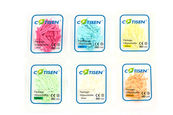 Eco-Friendly Wooden Wedges – 100 pcs/bottle