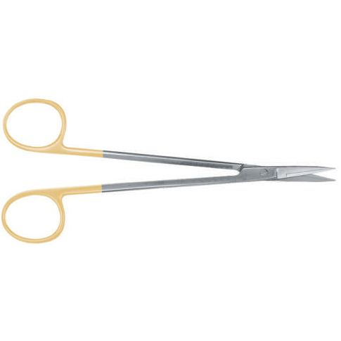 Metzenbaum Scissor, Curved Pointed, 14.5CM, Tungsten Carbide – SKU 200-137 | EBIKO Dental