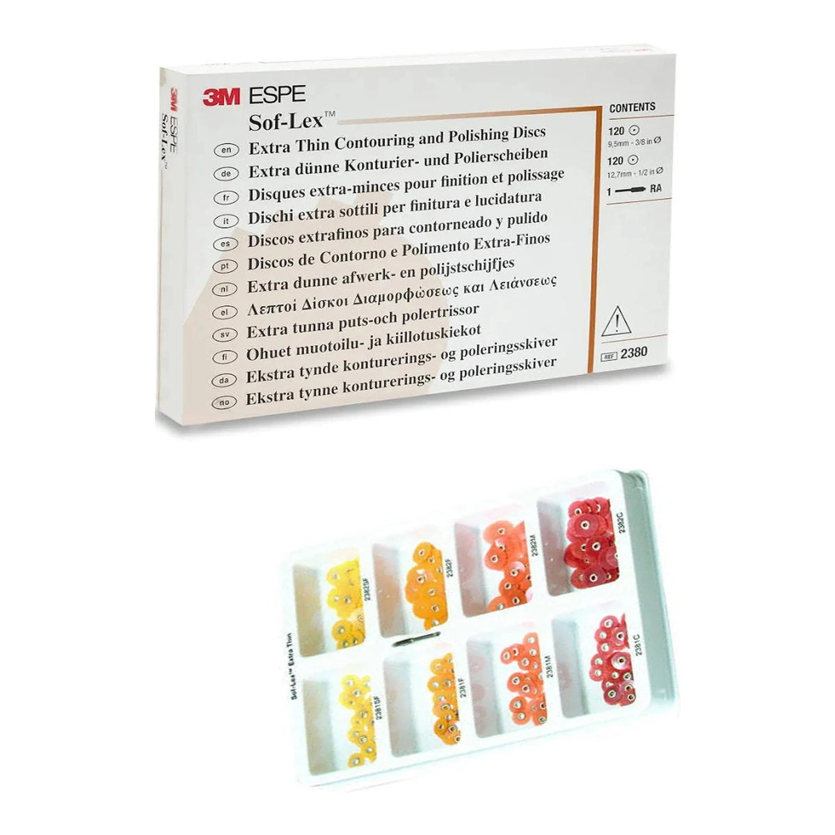 3M Sof-Lex Extra Thin Contouring and Polishing Discs Kit – SKU 3M-2380 | EBIKO Dental