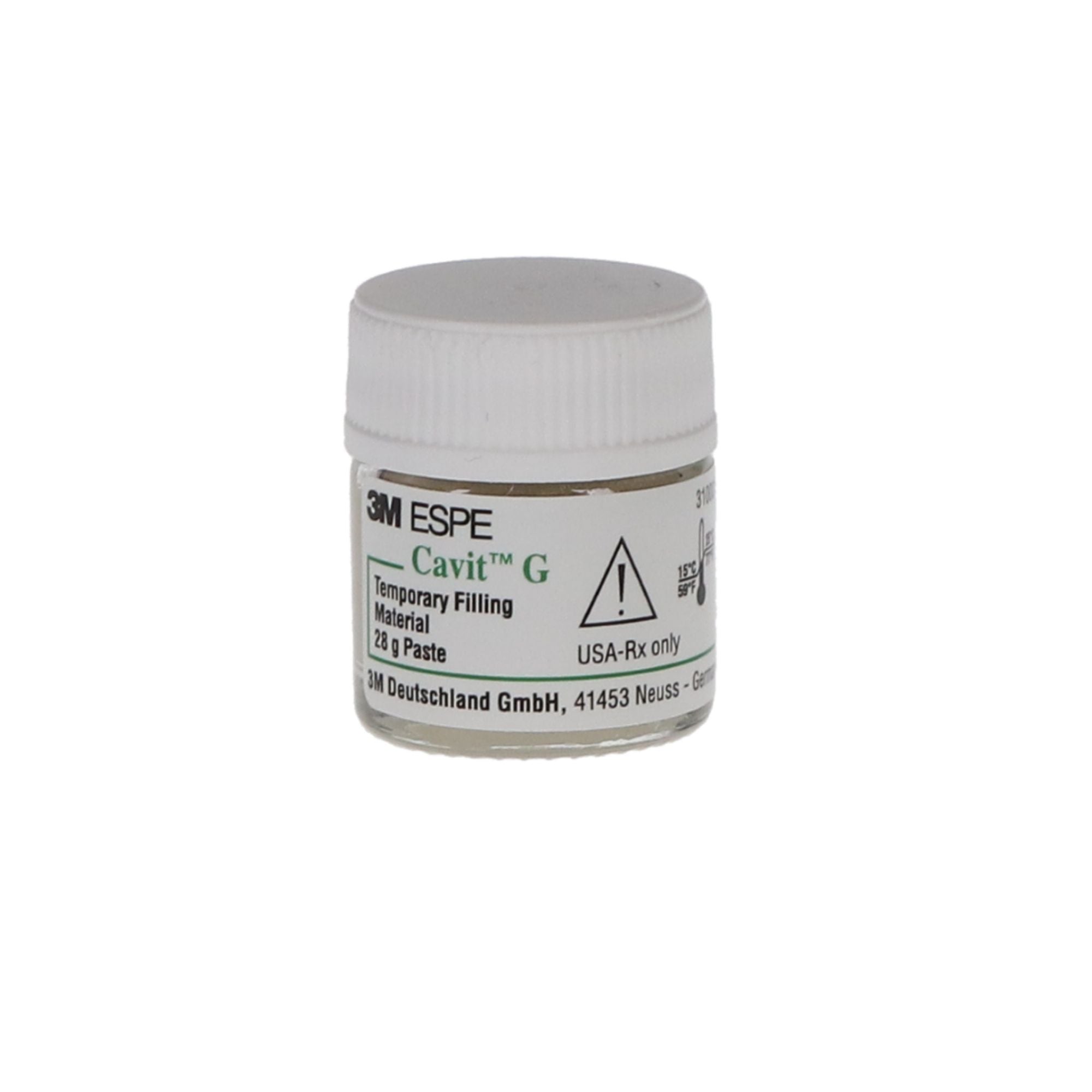 3m cavit g temporary filling material 28g jar grey