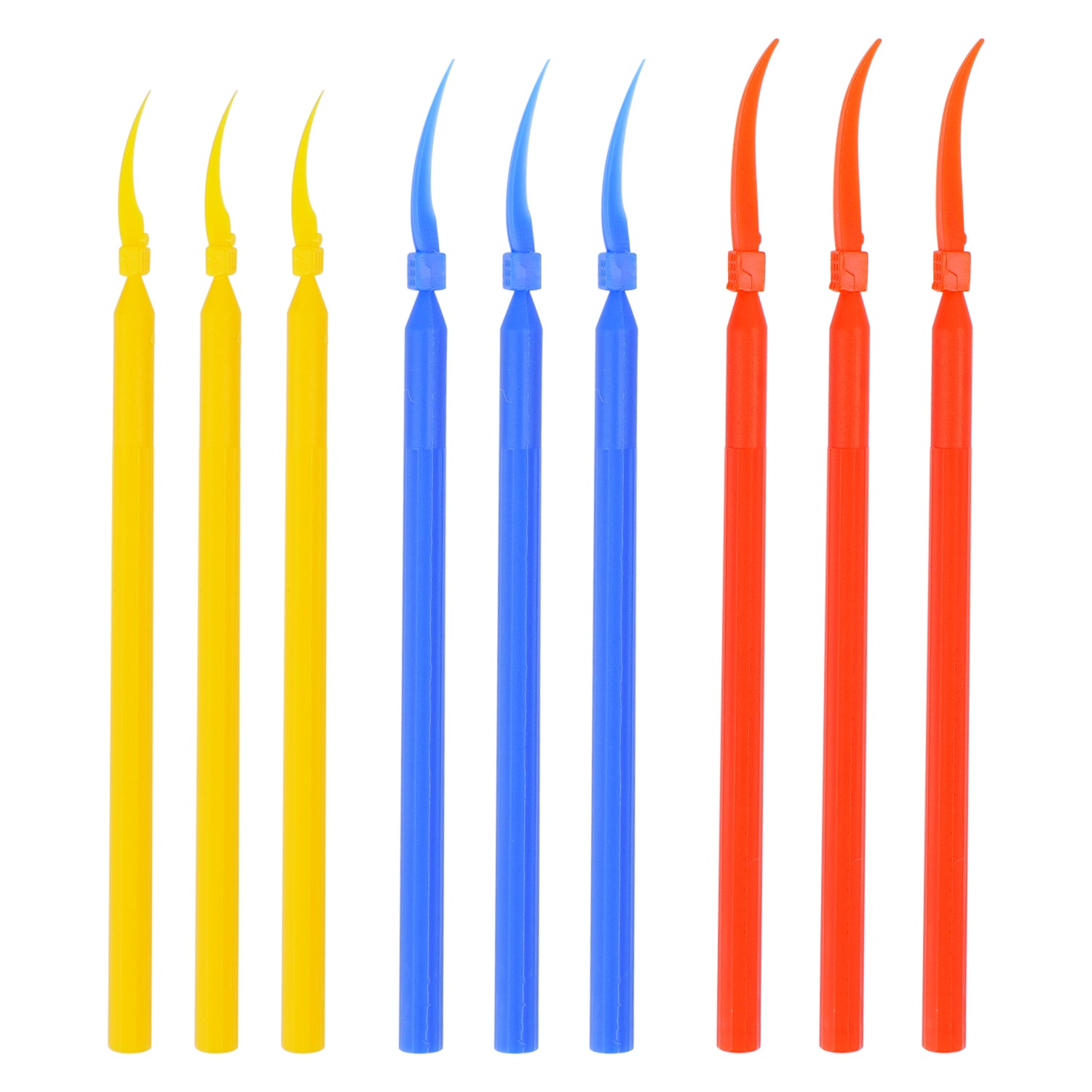 Dental Wedge - Long Handle Plastic Wedges – 100 pcs/bag