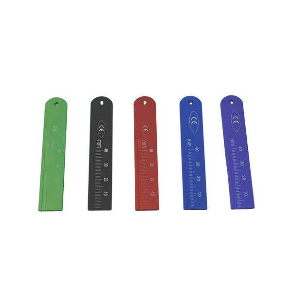 Aluminum Endo Ruler Assorted Color for dental use another angle view