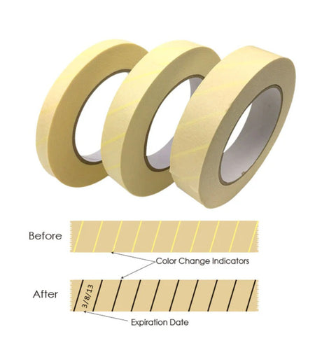Autoclave Sterilization Tape - 3 Sizes - 1/pk