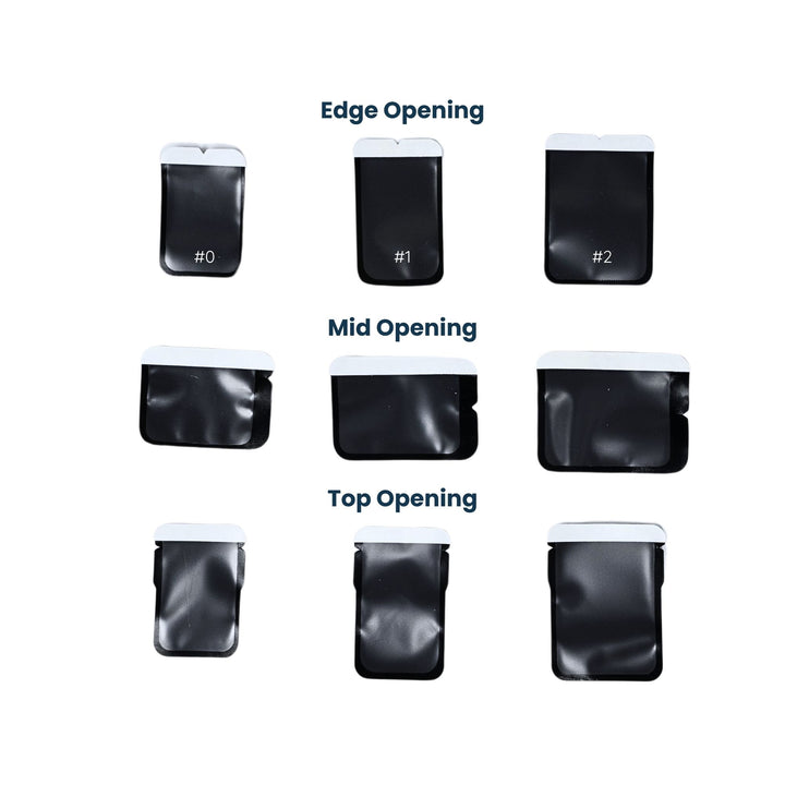 Barrier Envelopes 3 opening styles with 3 sizes each style each pack 100 pieces for dental use or xray use
