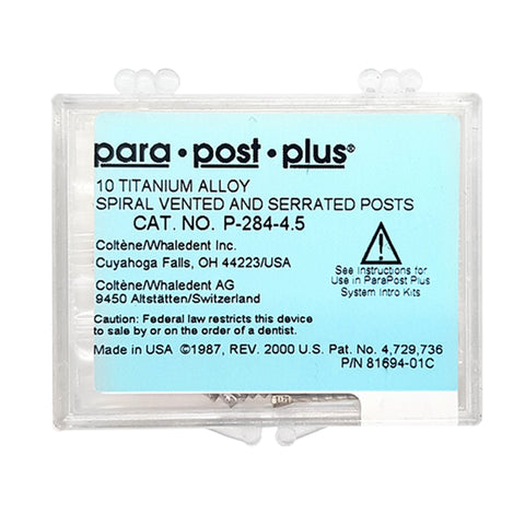 Coltene ParaPost Plus Titanium Spiral Posts Refill — 12/Pk
