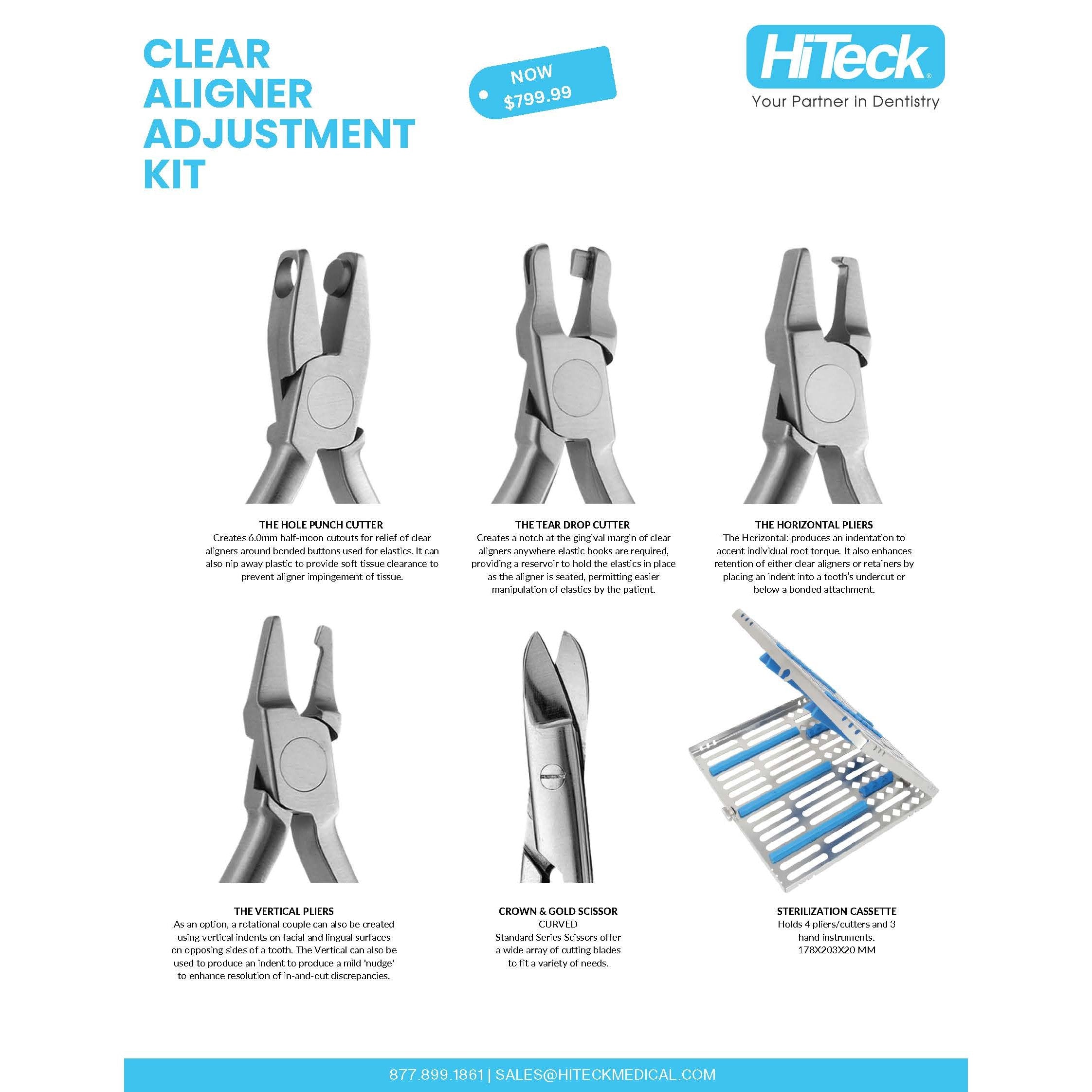 Clear Aligner Adjustment Kit - HiTeck Medical Instruments