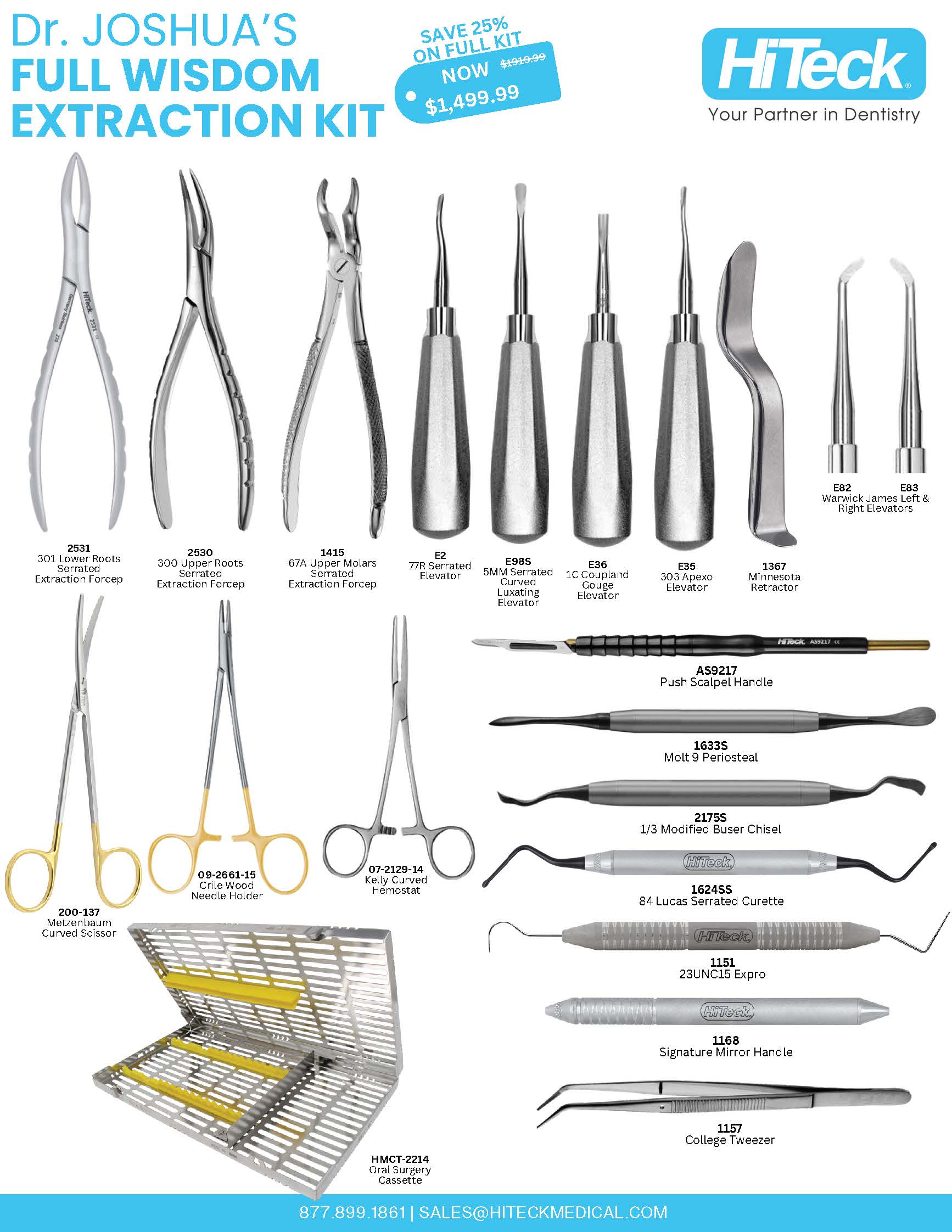 Dr. Joshua's Full Wisdom Extraction Kit