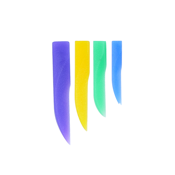 Cotisen Plastic Dental Wedges – Round Tip, 100 pcs/Bottle