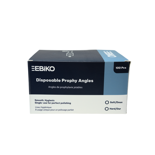 Ebiko disposable prophy angles 100pcs smooth hygienic single use dental polishing tool
