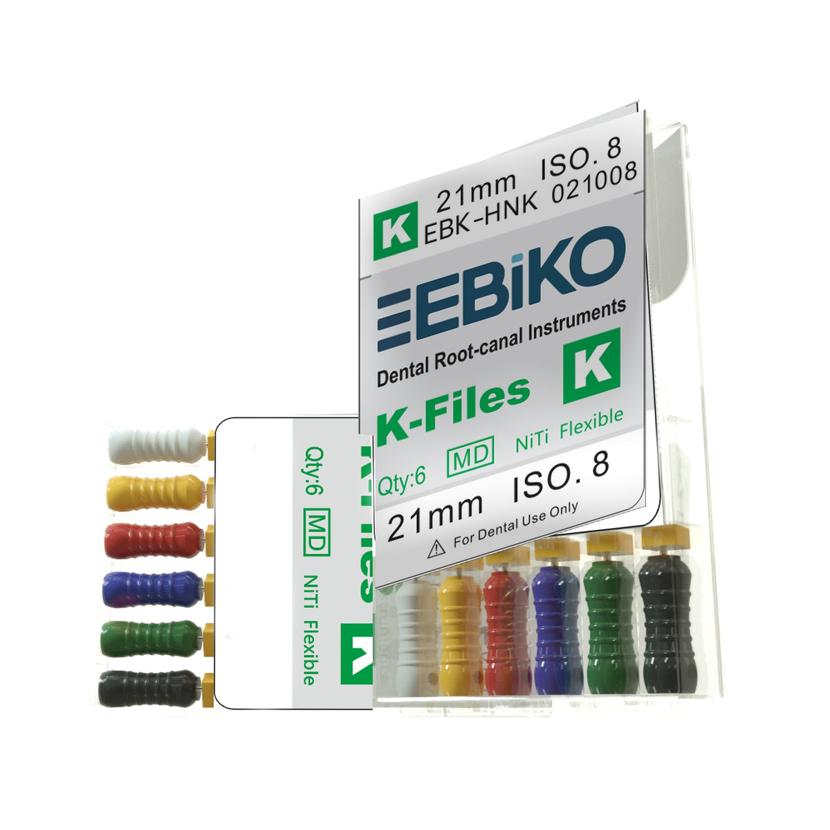 EBIKO Hand K-File NiTi 6/Pk – EBIKO-branded box | EBIKO Dental