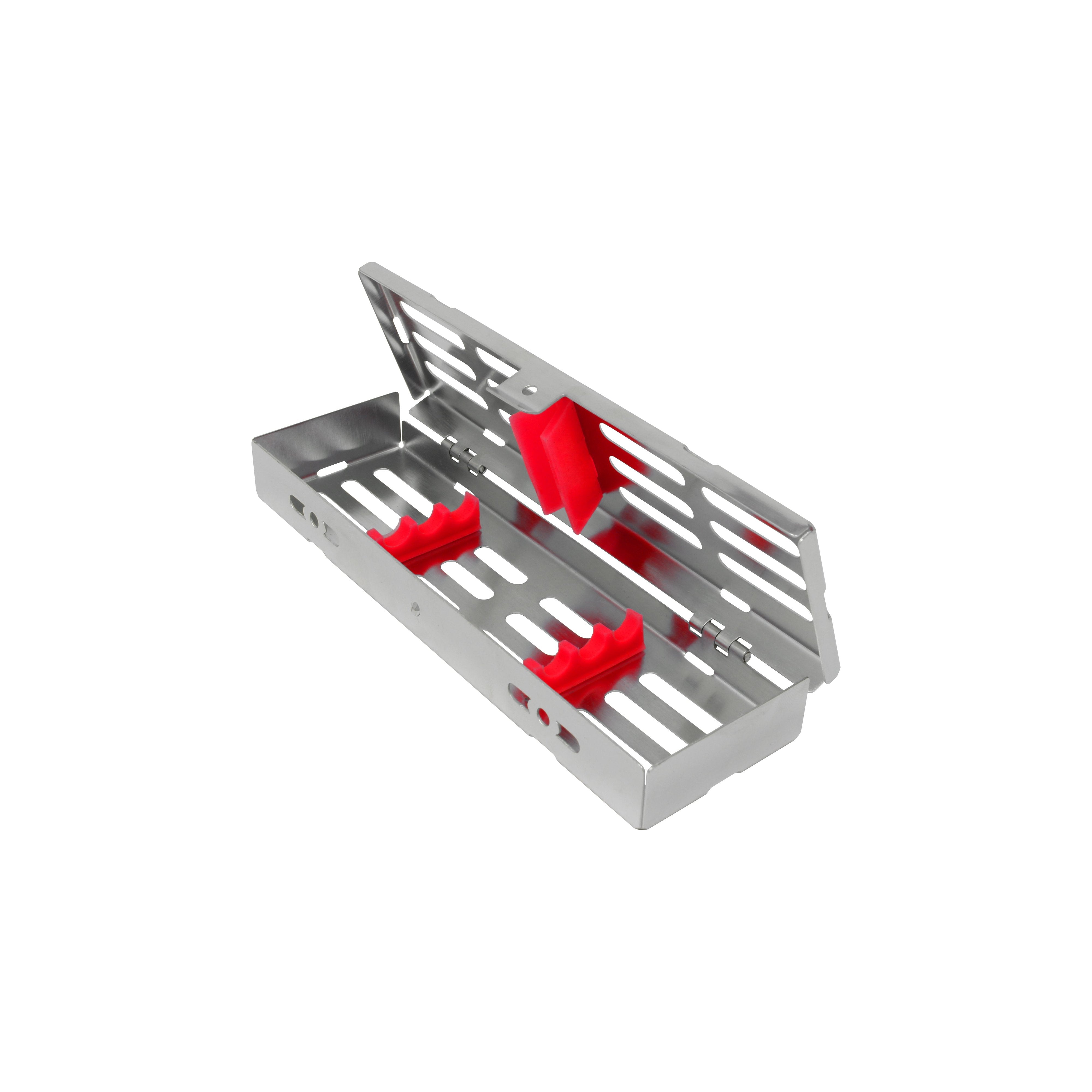 Sterilization Cassette for 3 Instruments - 180x55x22, W/O Lock, Non Detachable – SKU HMCT-1403 | EBIKO Dental