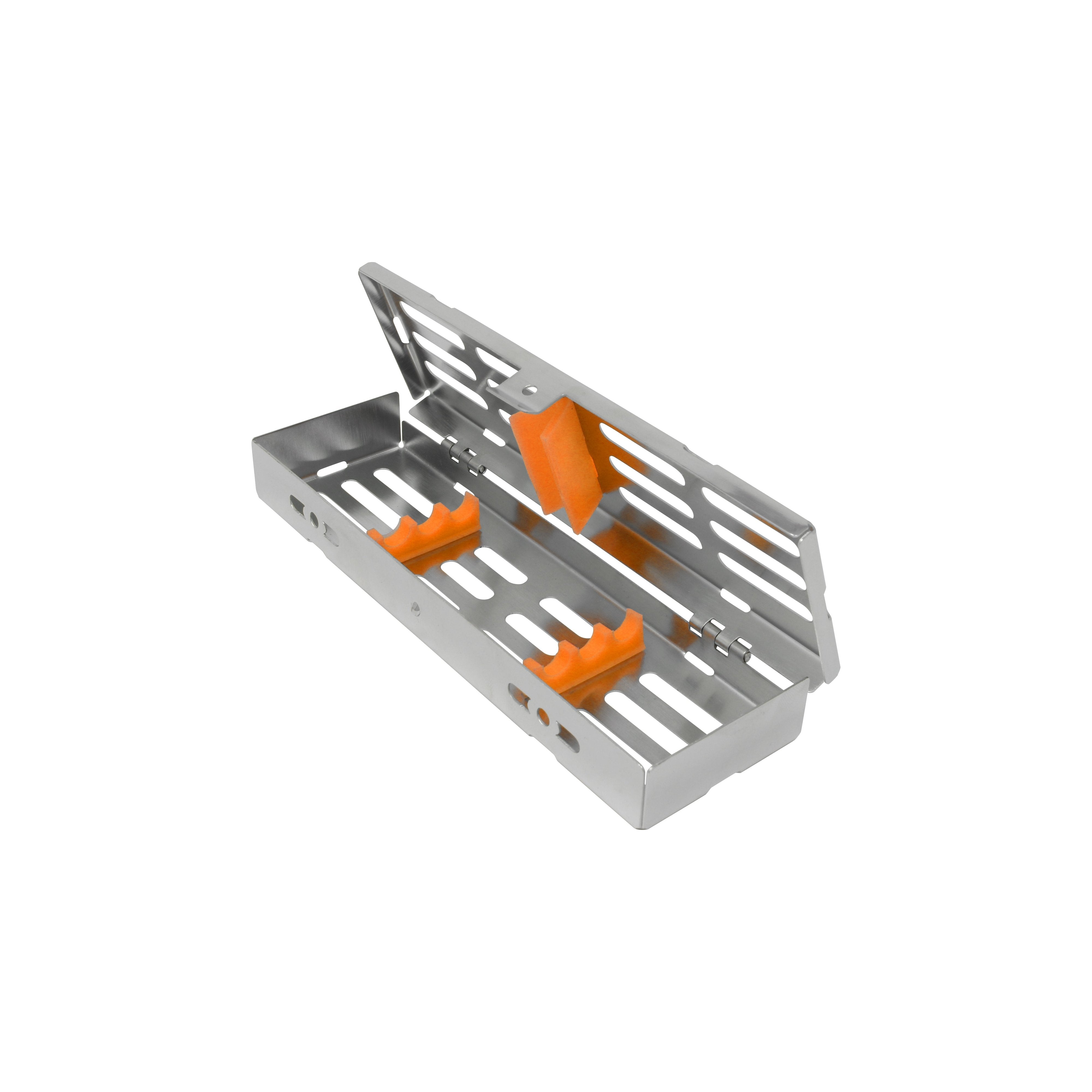 Sterilization Cassette for 3 Instruments - 180x55x22, W/O Lock, Non Detachable – SKU HMCT-1403 | EBIKO Dental