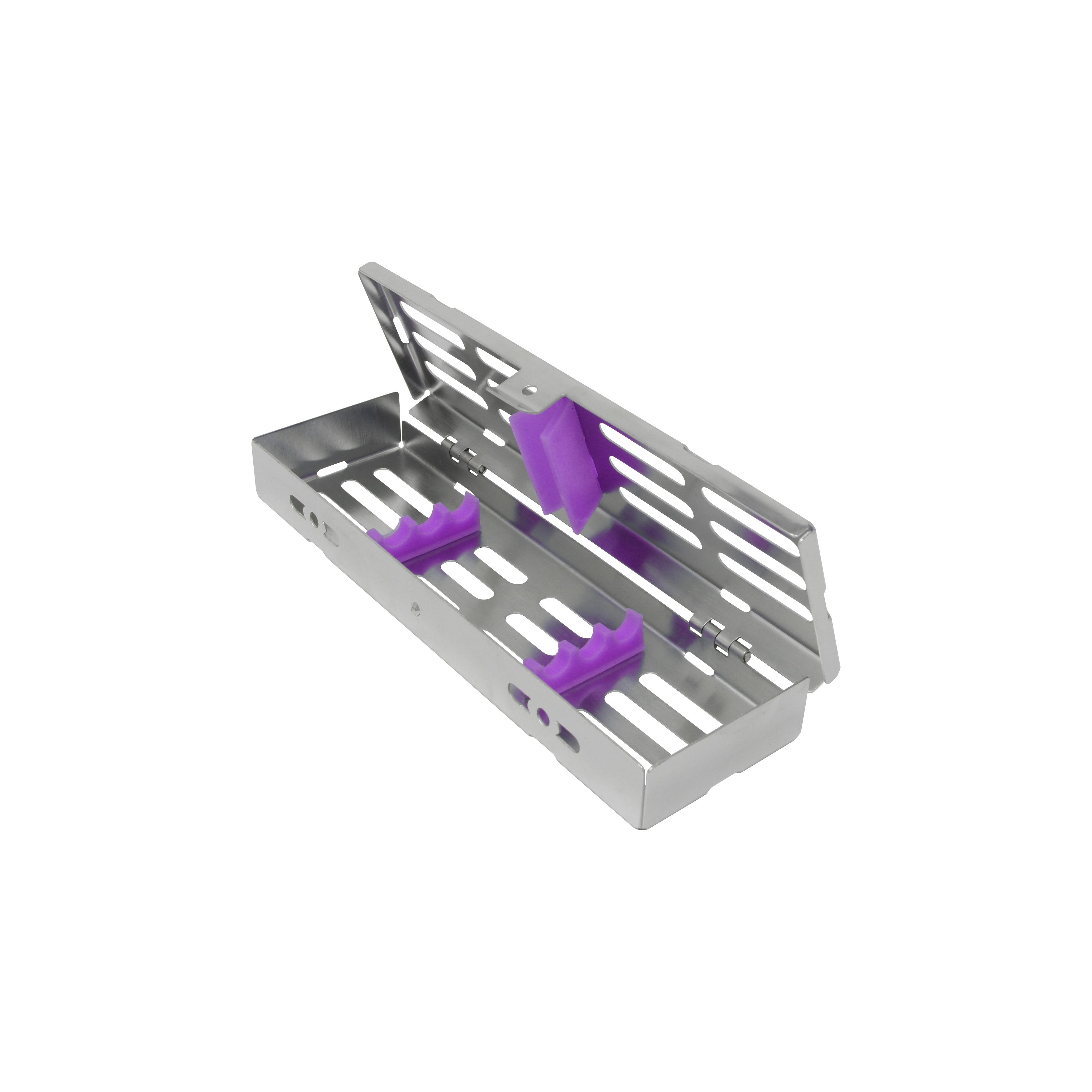 Sterilization Cassette for 3 Instruments - 180x55x22, W/O Lock, Non Detachable – SKU HMCT-1403 | EBIKO Dental