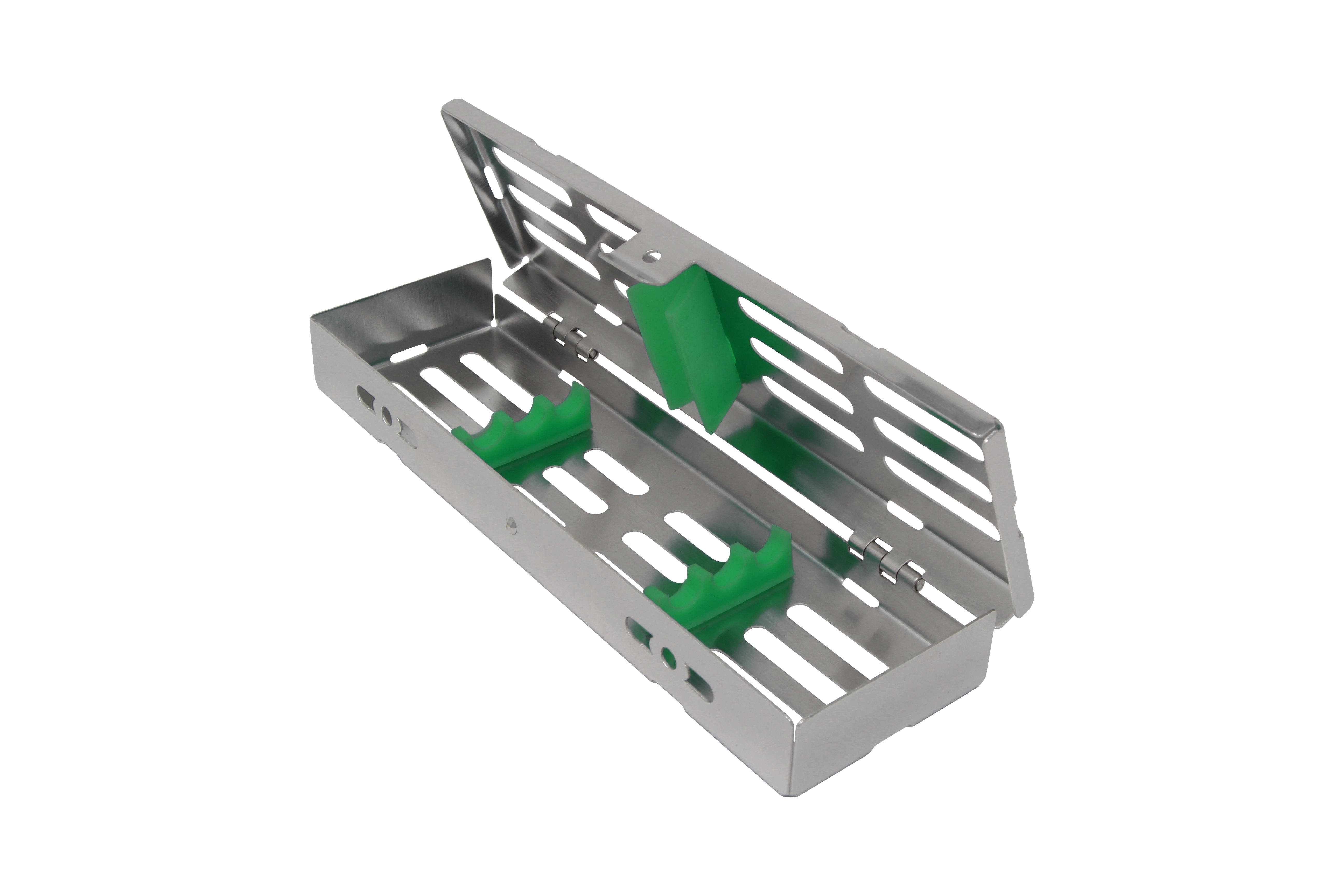 Sterilization Cassette for 3 Instruments - 180x55x22, W/O Lock, Non Detachable - HiTeck Medical Instruments