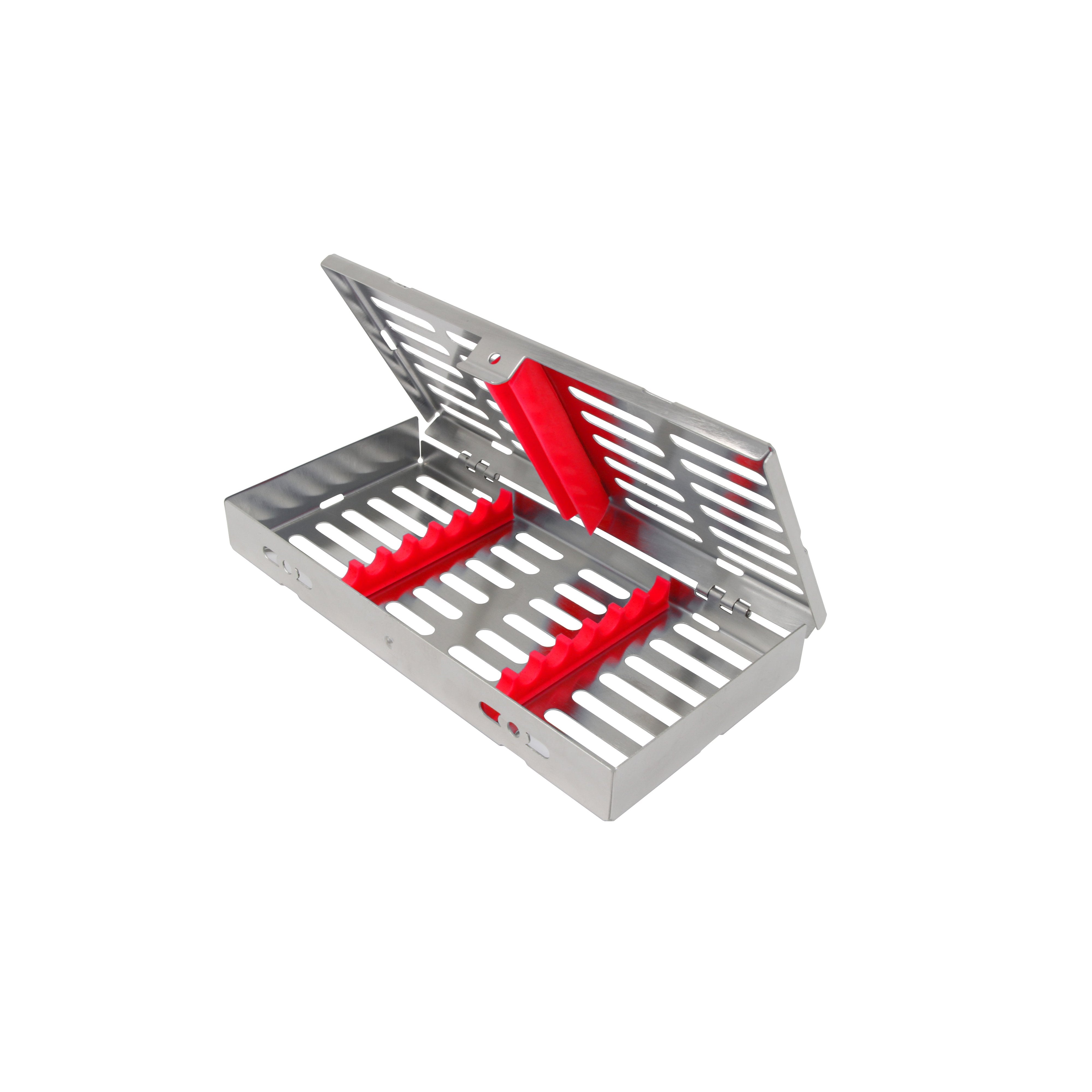 Sterilization Cassette for 7 Instruments - 180x90x22, W/O Lock, Non Detatchable – SKU HMCT-1407 | EBIKO Dental