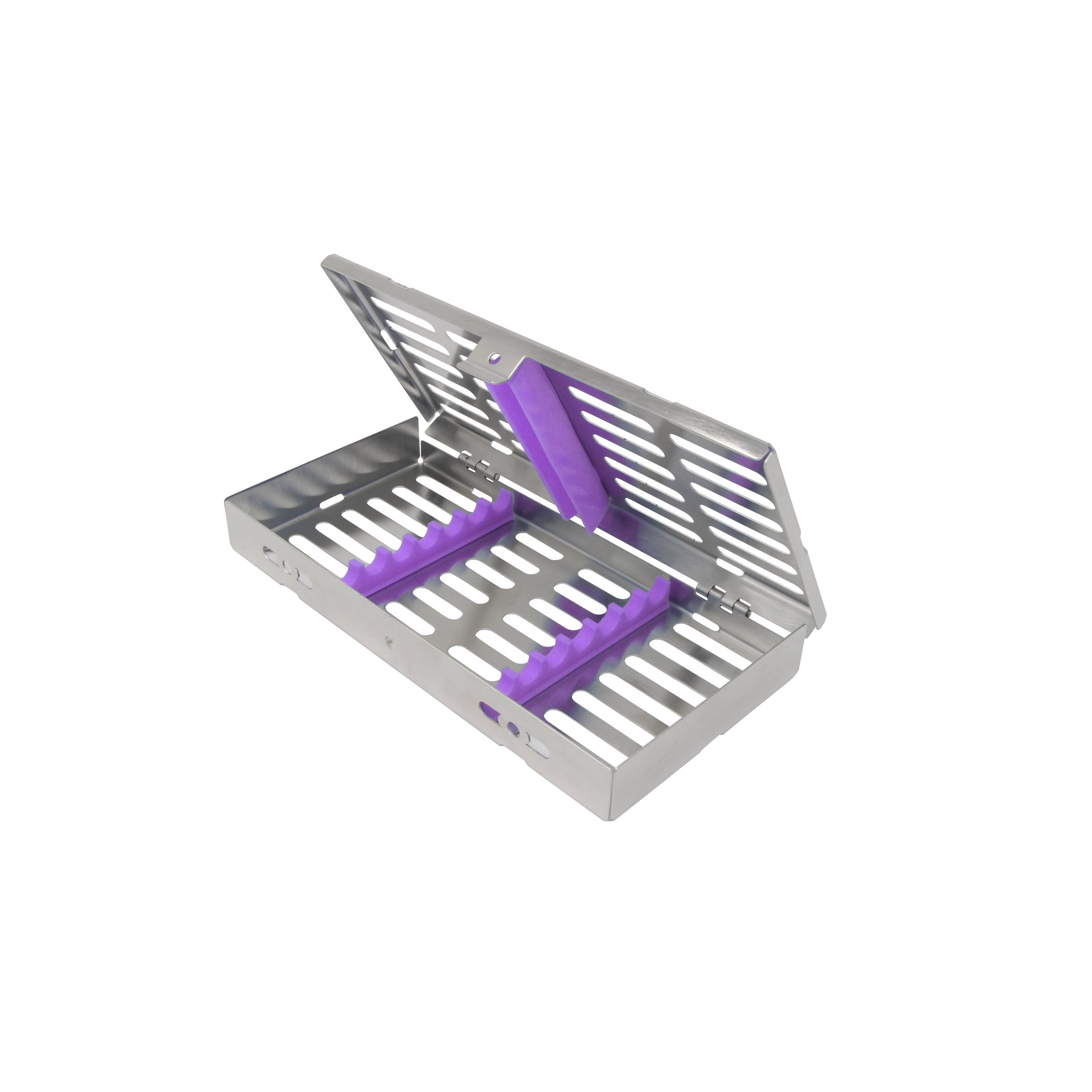 Sterilization Cassette for 7 Instruments - 180x90x22, W/O Lock, Non Detatchable – SKU HMCT-1407 | EBIKO Dental