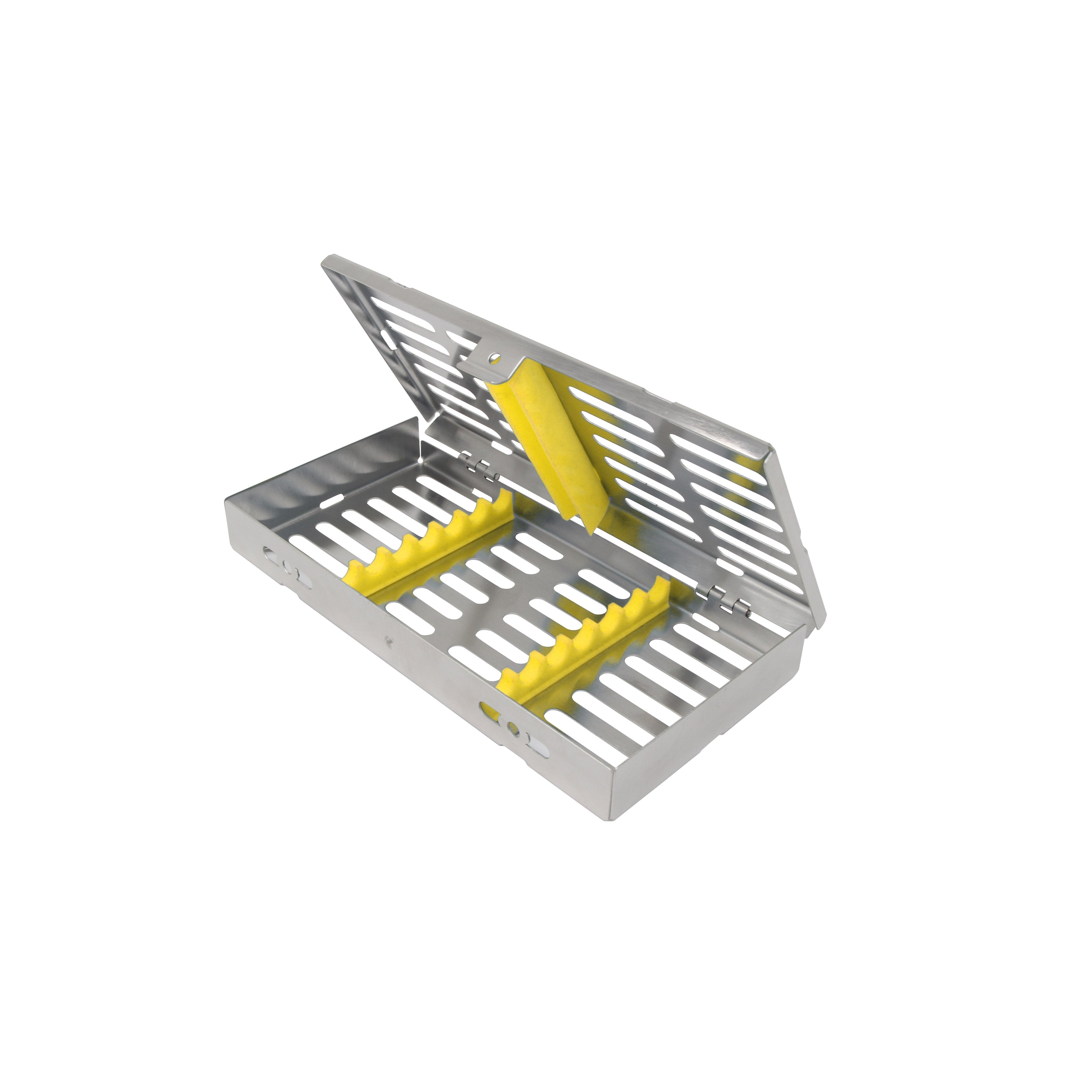 Sterilization Cassette for 7 Instruments - 180x90x22, W/O Lock, Non Detatchable – SKU HMCT-1407 | EBIKO Dental