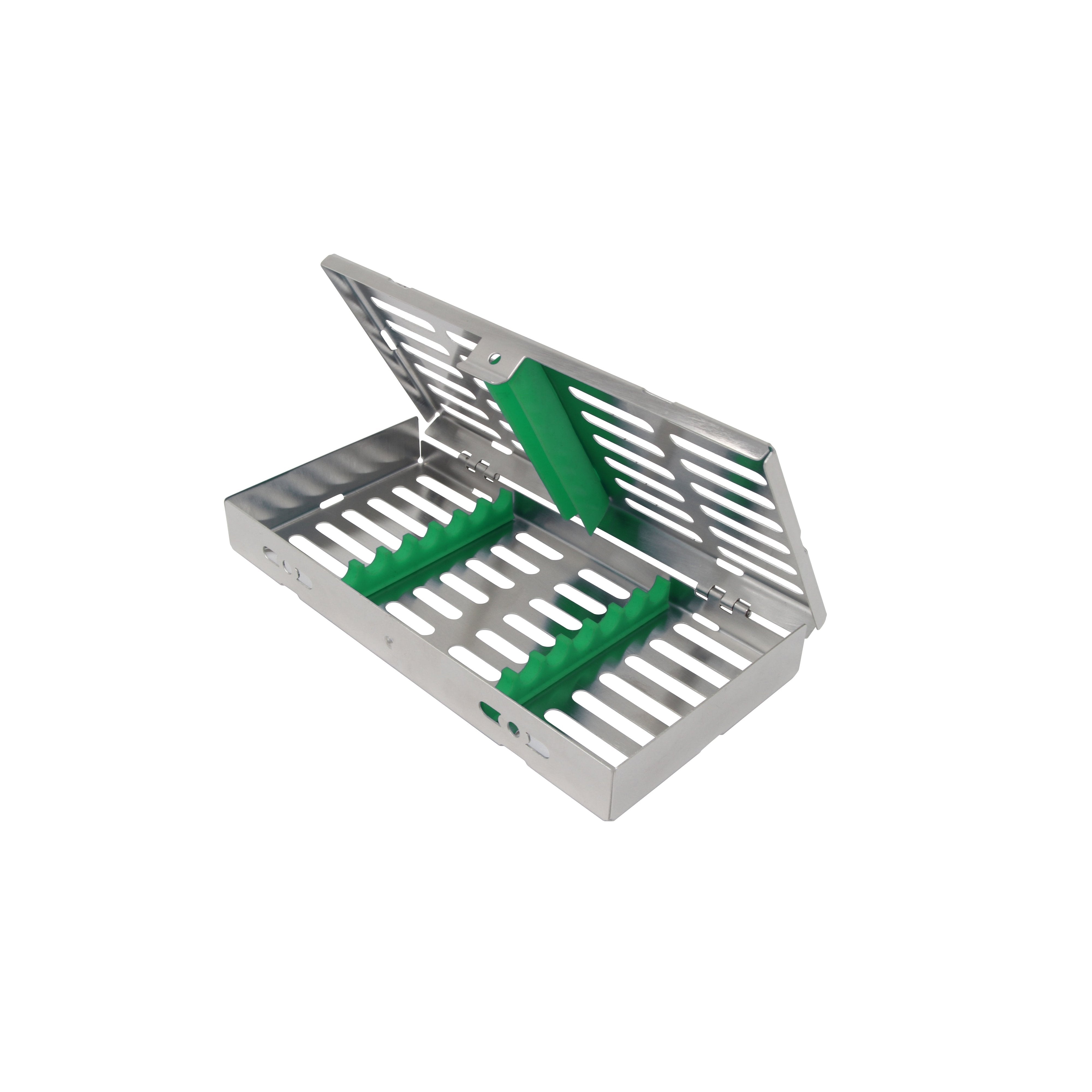 Sterilization Cassette for 7 Instruments - 180x90x22, W/O Lock, Non Detatchable – SKU HMCT-1407 | EBIKO Dental
