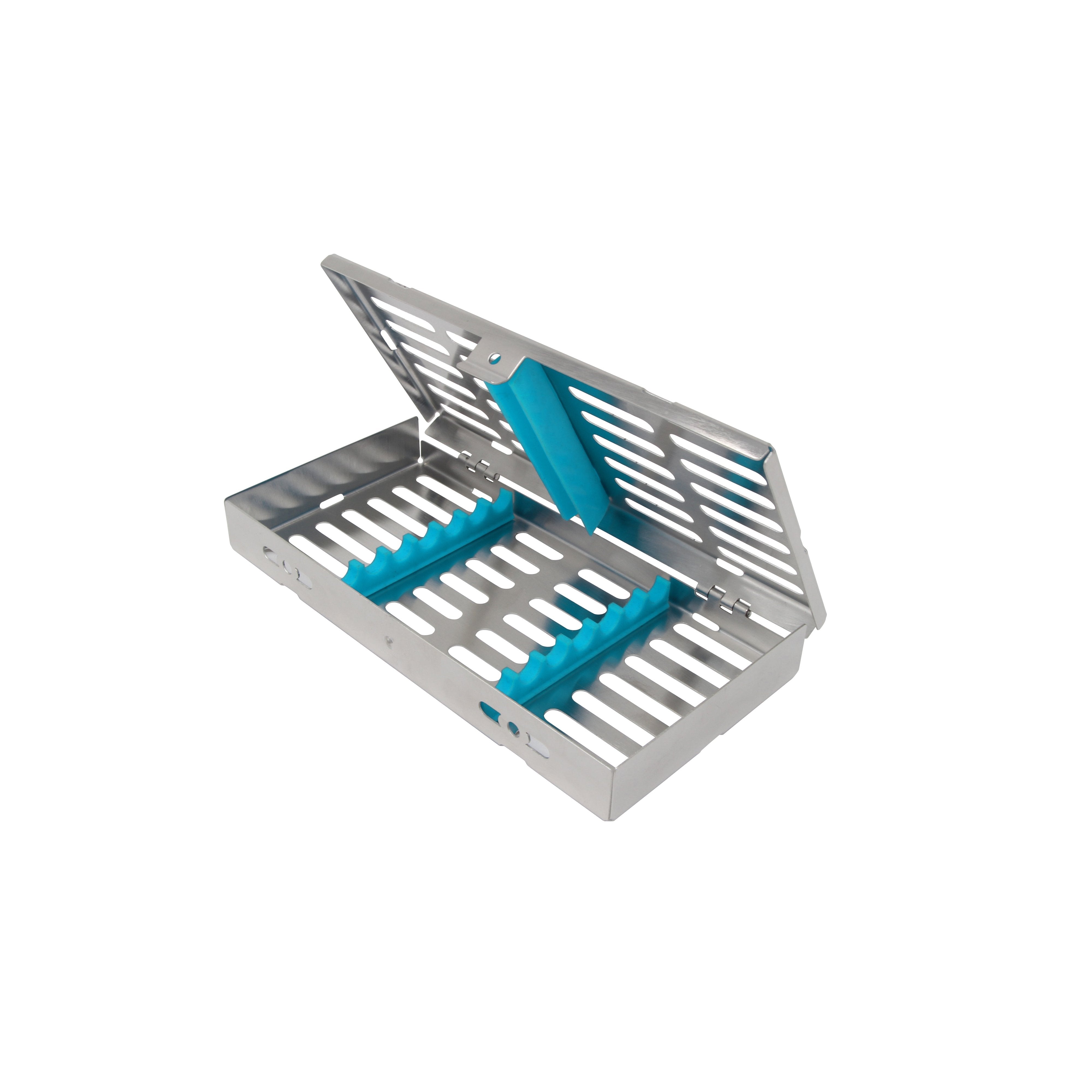 Sterilization Cassette for 7 Instruments - 180x90x22, W/O Lock, Non Detatchable – SKU HMCT-1407 | EBIKO Dental