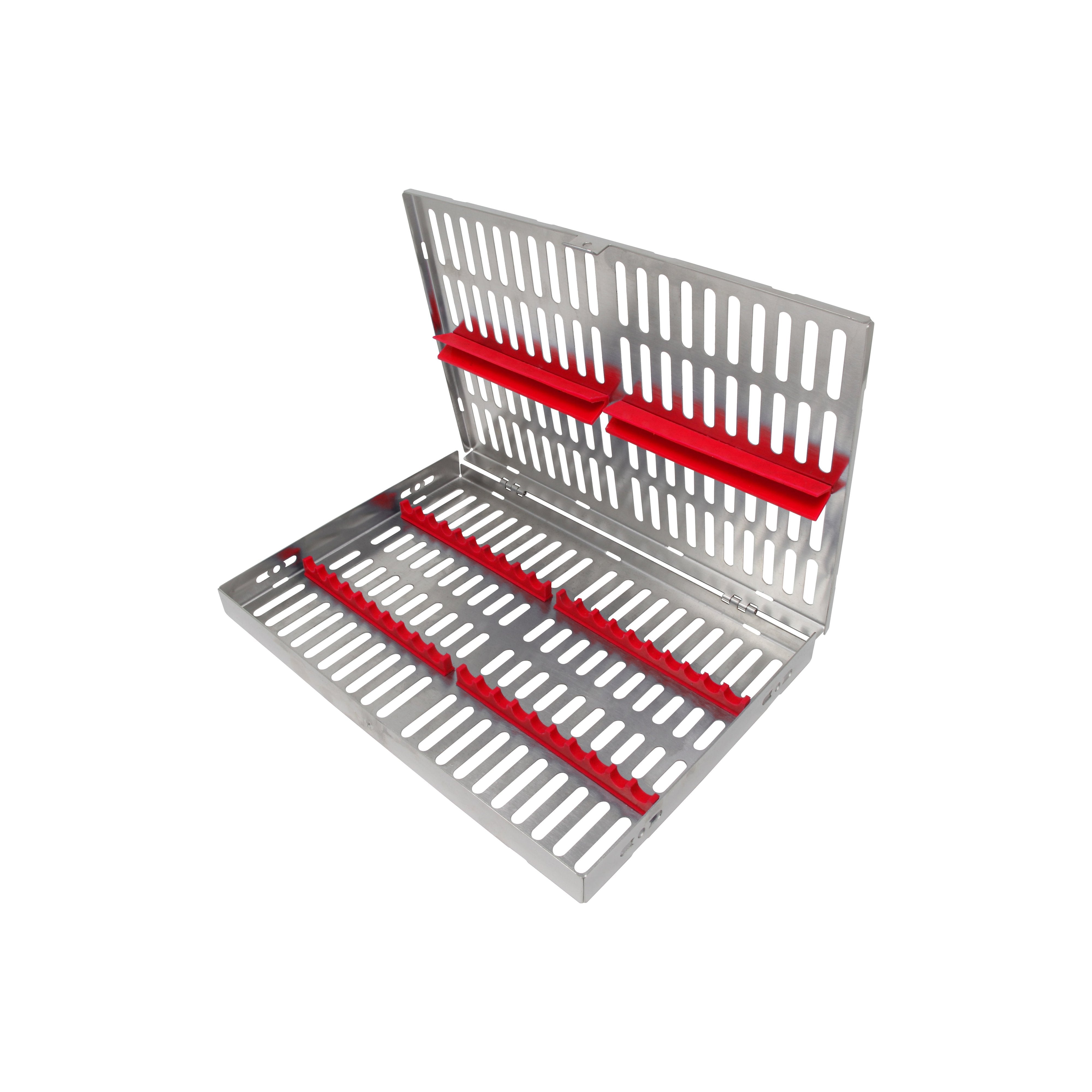 Sterilization Cassette for 20 Instruments - 260x180x22, W/O Lock, Non Detatchable – SKU HMCT-1420 | EBIKO Dental