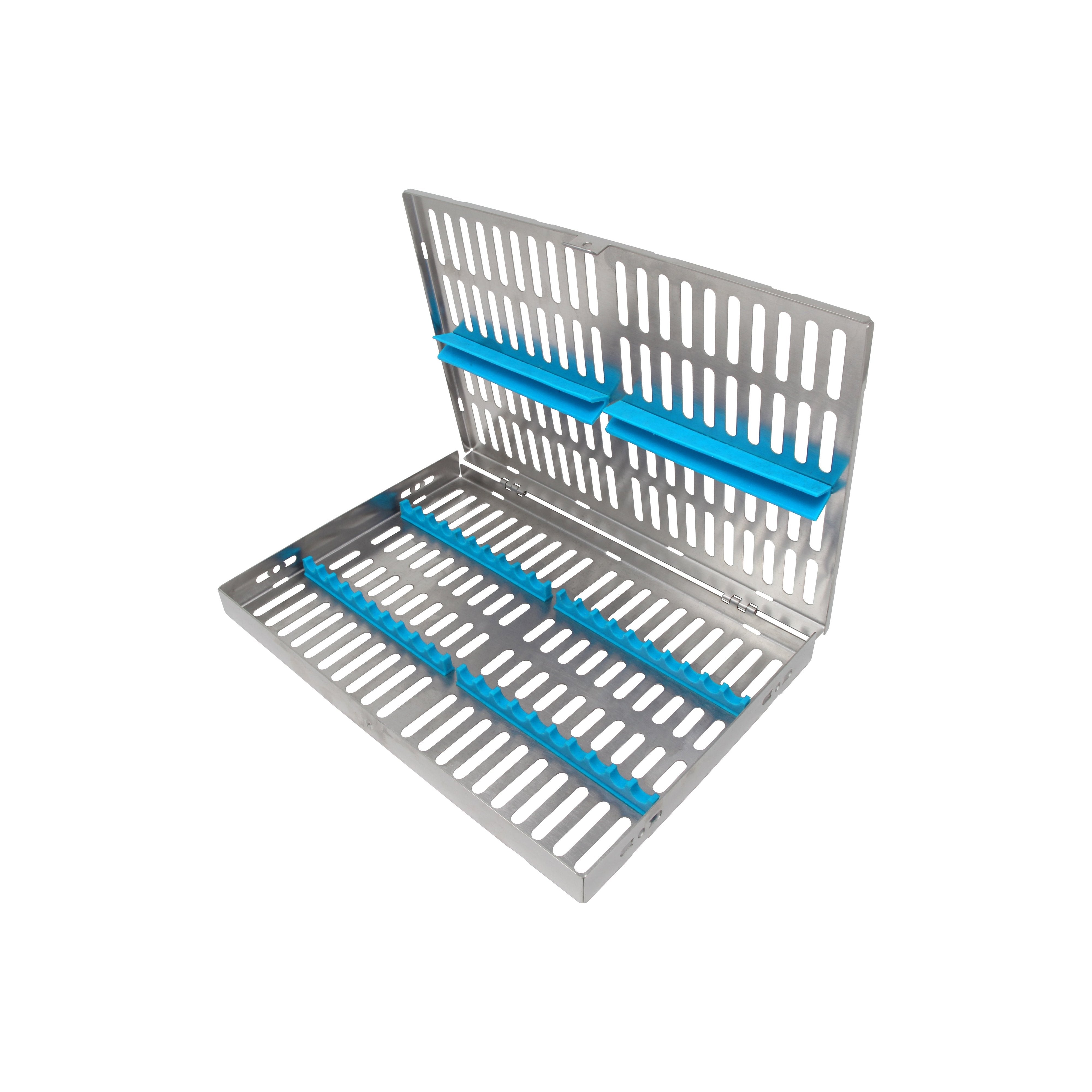 Sterilization Cassette for 20 Instruments - 260x180x22, W/O Lock, Non Detatchable – SKU HMCT-1420 | EBIKO Dental