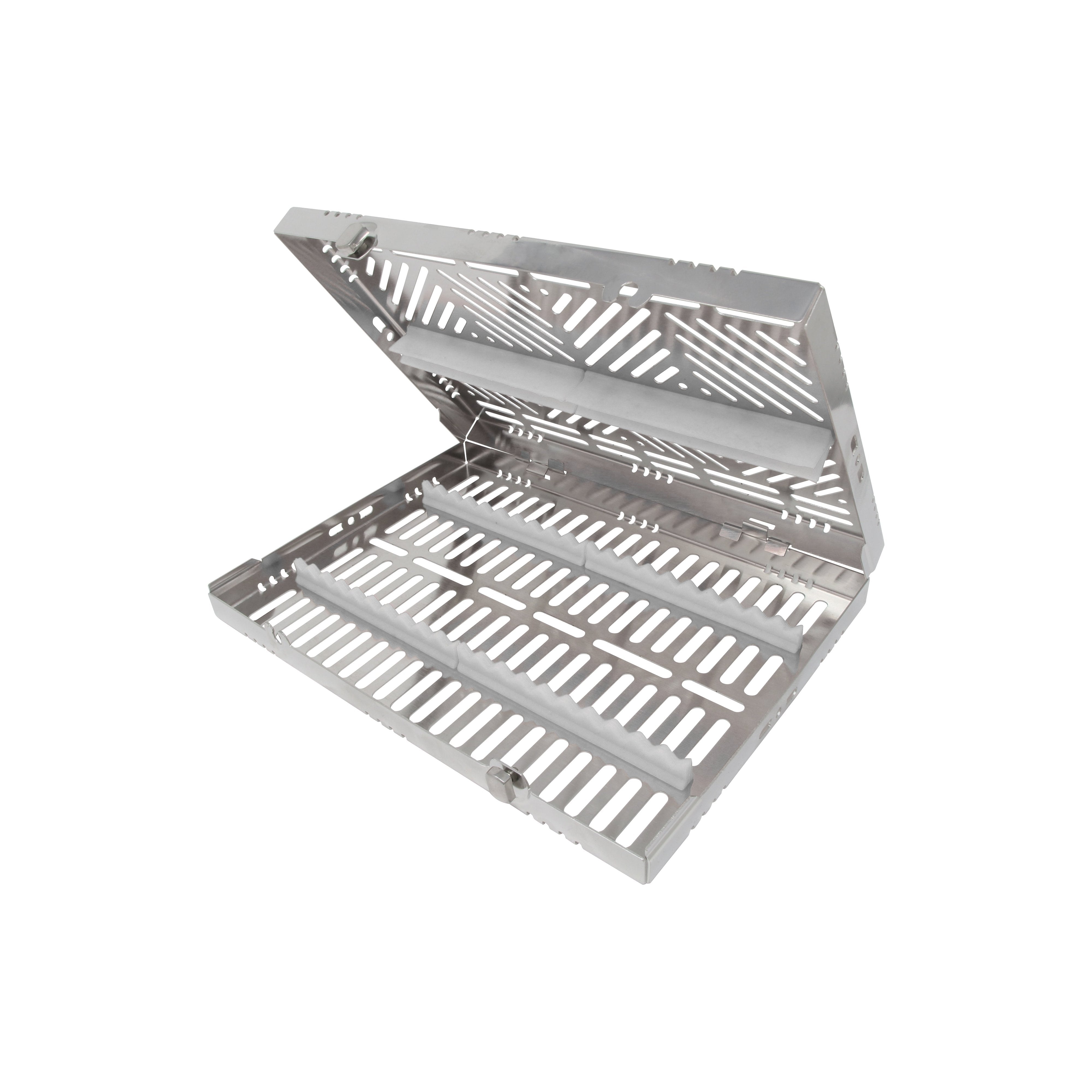 Sterilization Cassette for 20 Instruments - 280x200x35, Detachable - HiTeck Medical Instruments