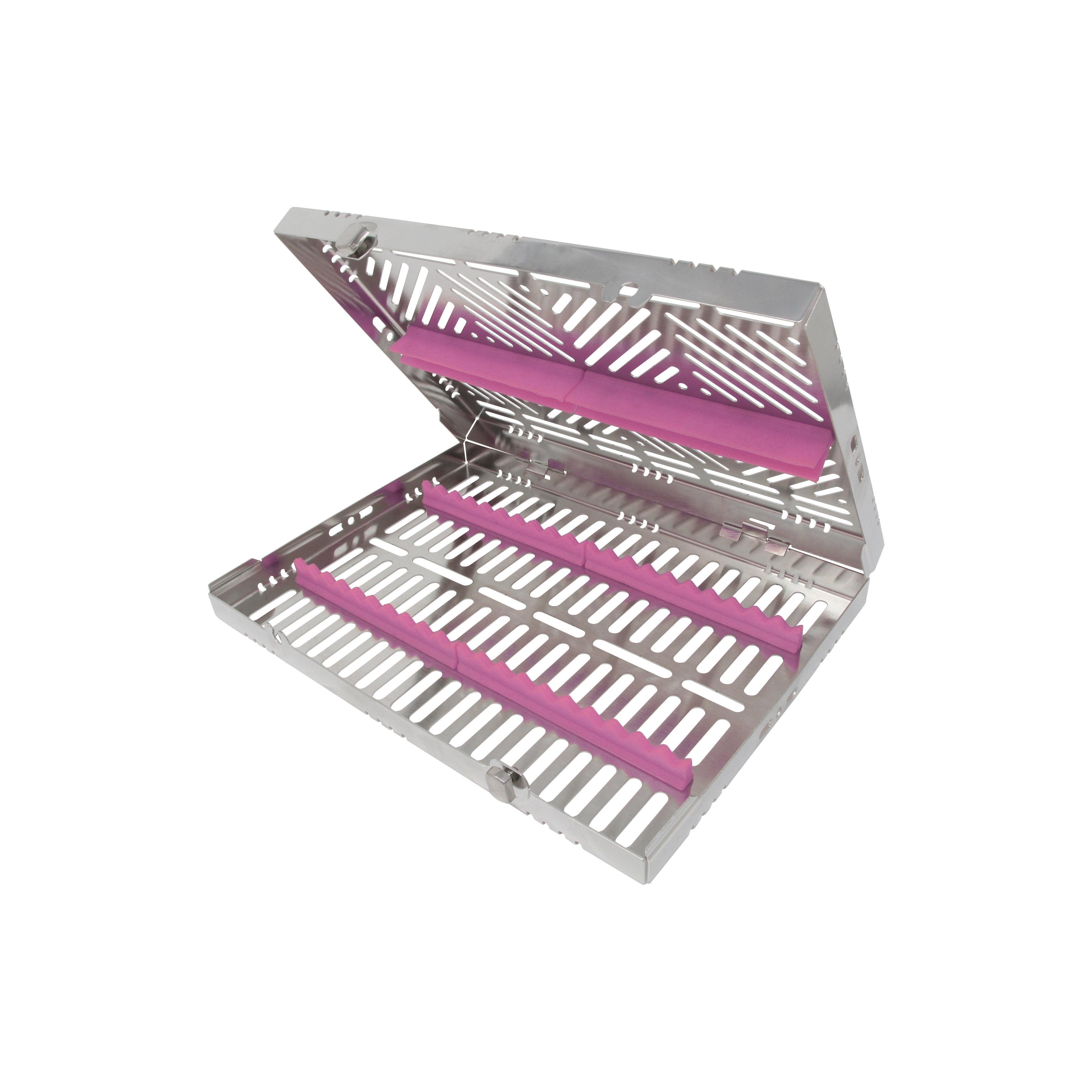 Sterilization Cassette for 20 Instruments - 280x200x35, Detachable - HiTeck Medical Instruments