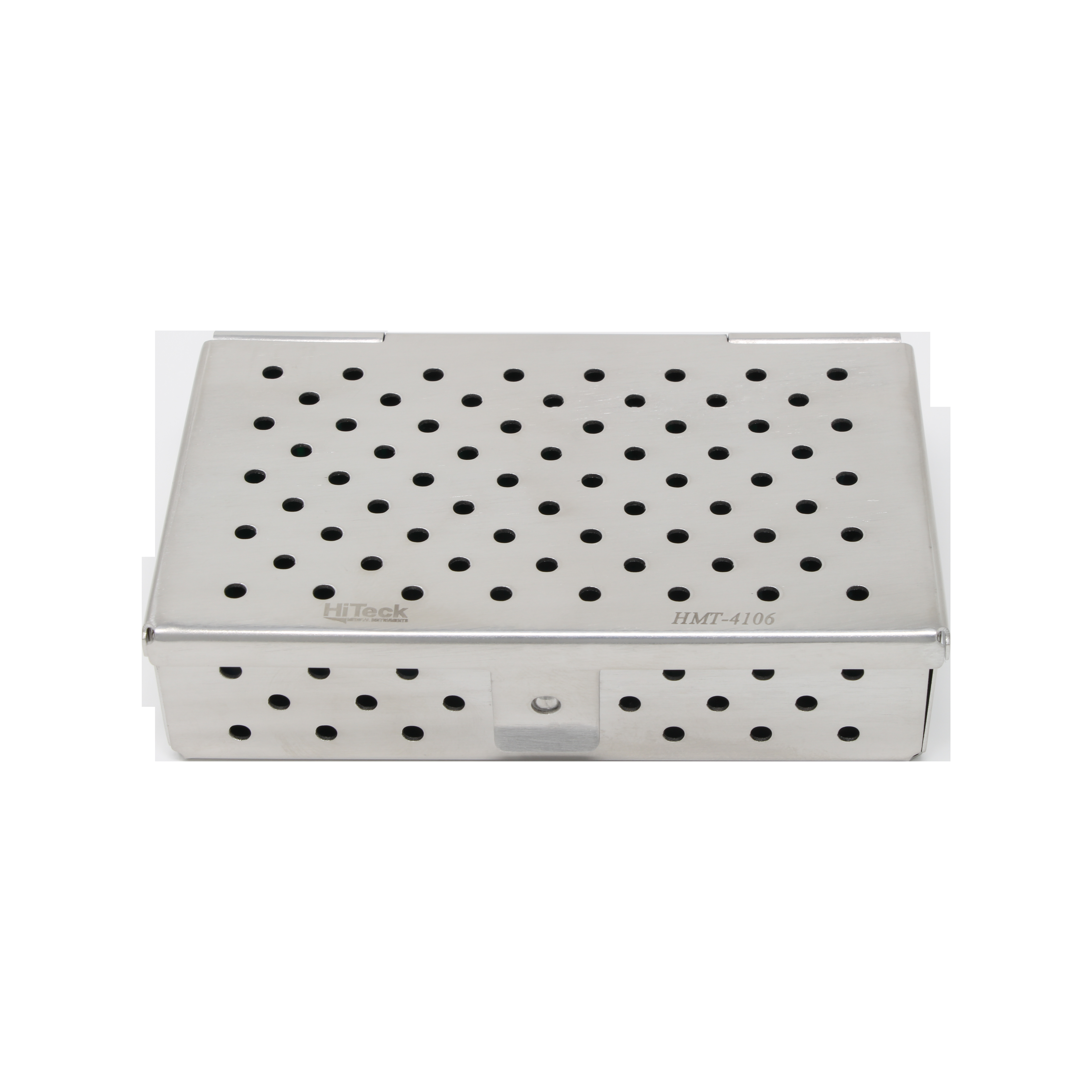 Sterilization Cassette for Clamps & Small Parts, With Silicone Mat - 100x60x25, Non Detachable - HiTeck Medical Instruments