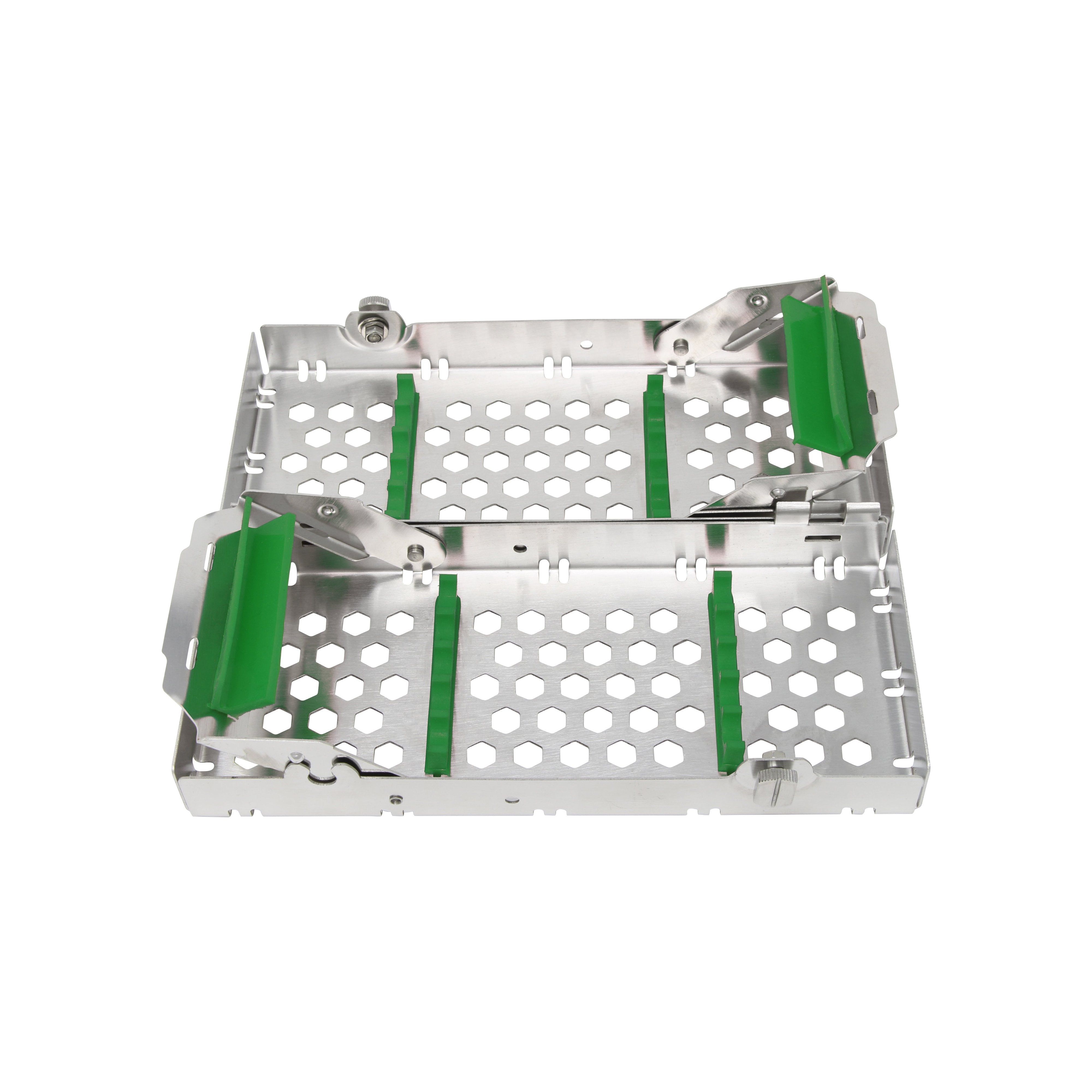 Sterilization Cassette for 10 Instruments, Double Decker - 200x82x40, Detachable – SKU HMSCT-1910 | EBIKO Dental
